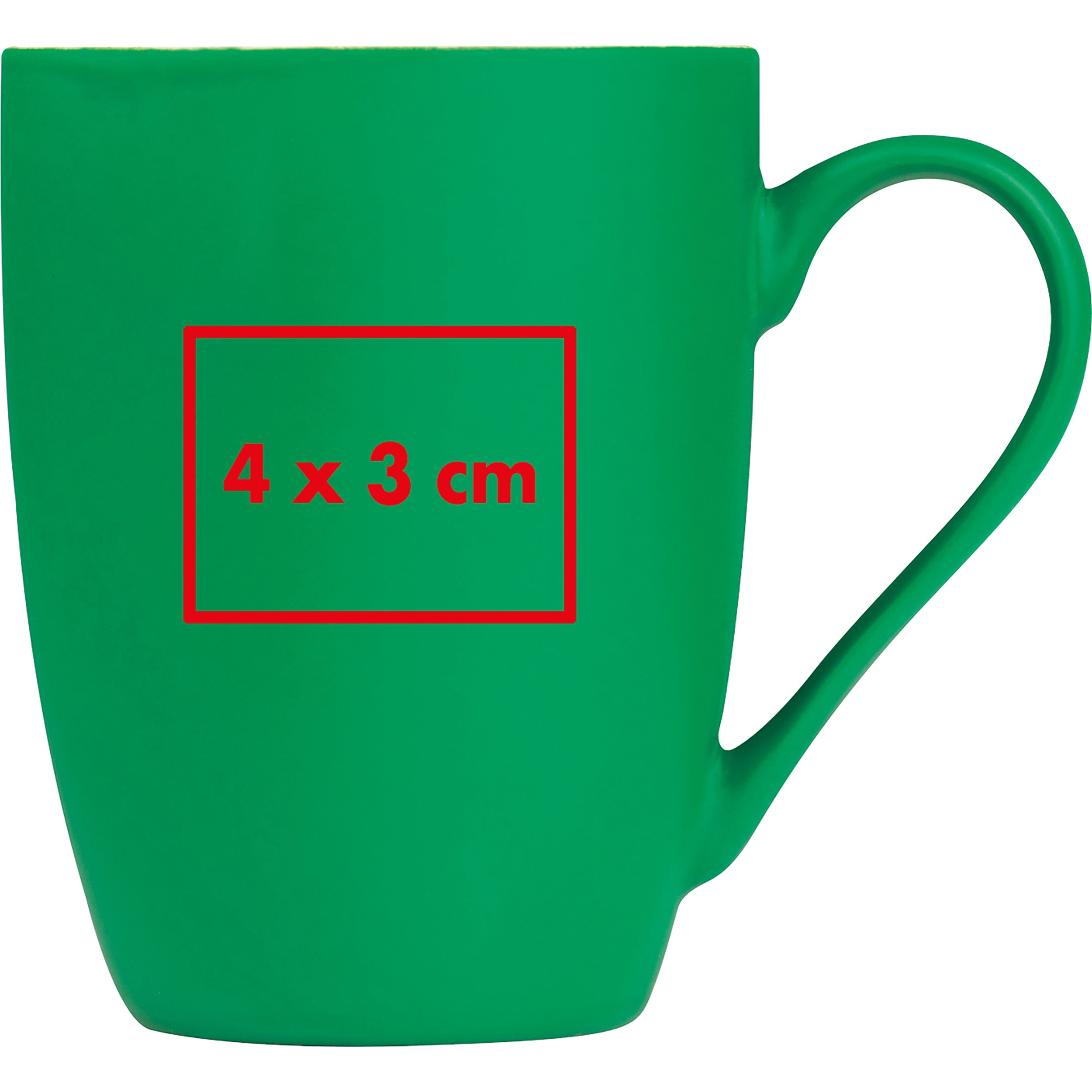 Tasse aus Porzellan, außen gummiert, 300 ml JUDYTA