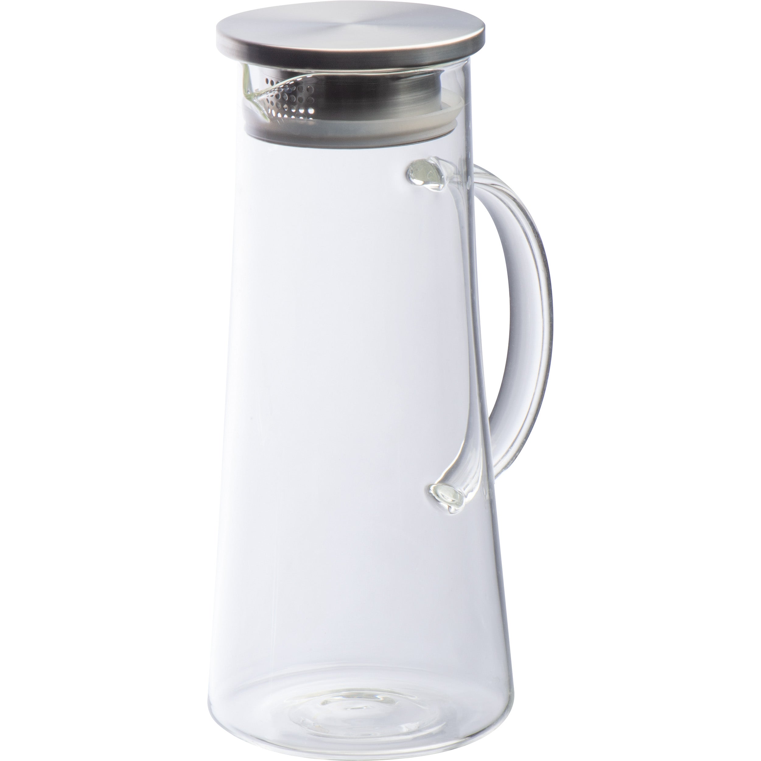 Glaskaraffe mit Edelstahldeckel, 1.350 ml ELLIOTT