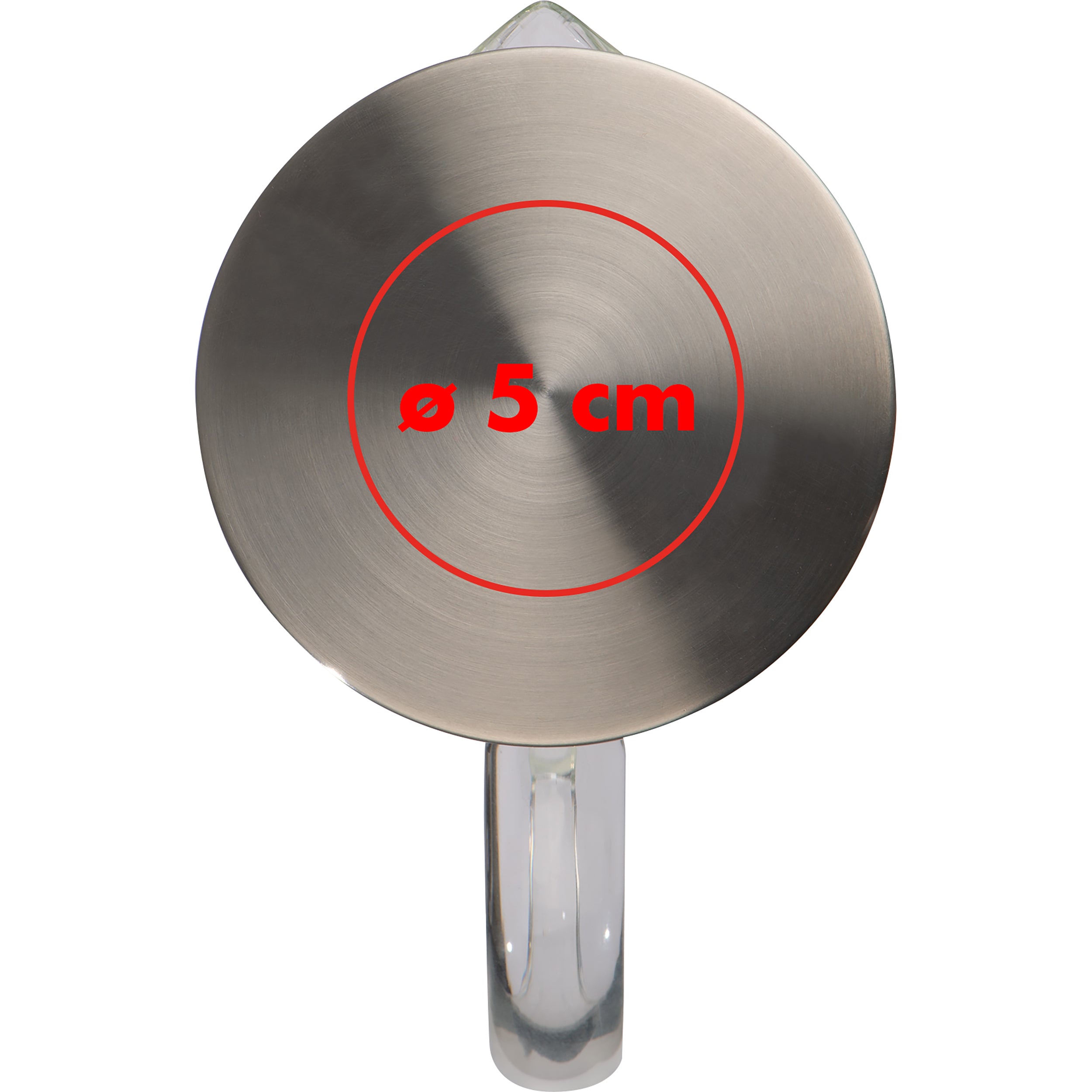 Glaskaraffe mit Edelstahldeckel, 1.350 ml ELLIOTT