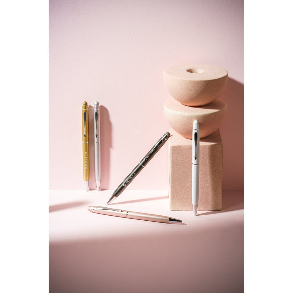 JULIE. Kugelschreiber aus recyceltes Aluminium (100 % rAL) mit Touchpen-Spitze – zusätzliche Ansicht