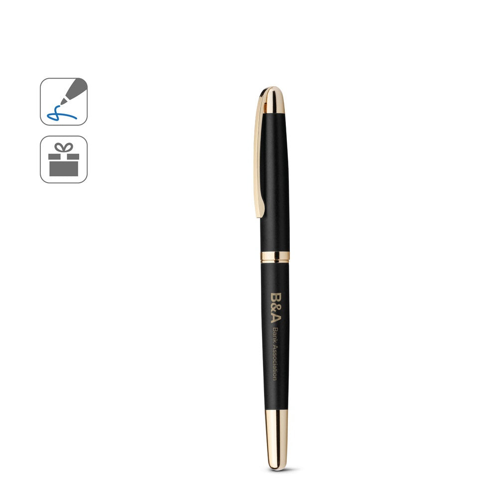 EZEKIEL ROLLER. Metallroller mit goldenen Akzenten