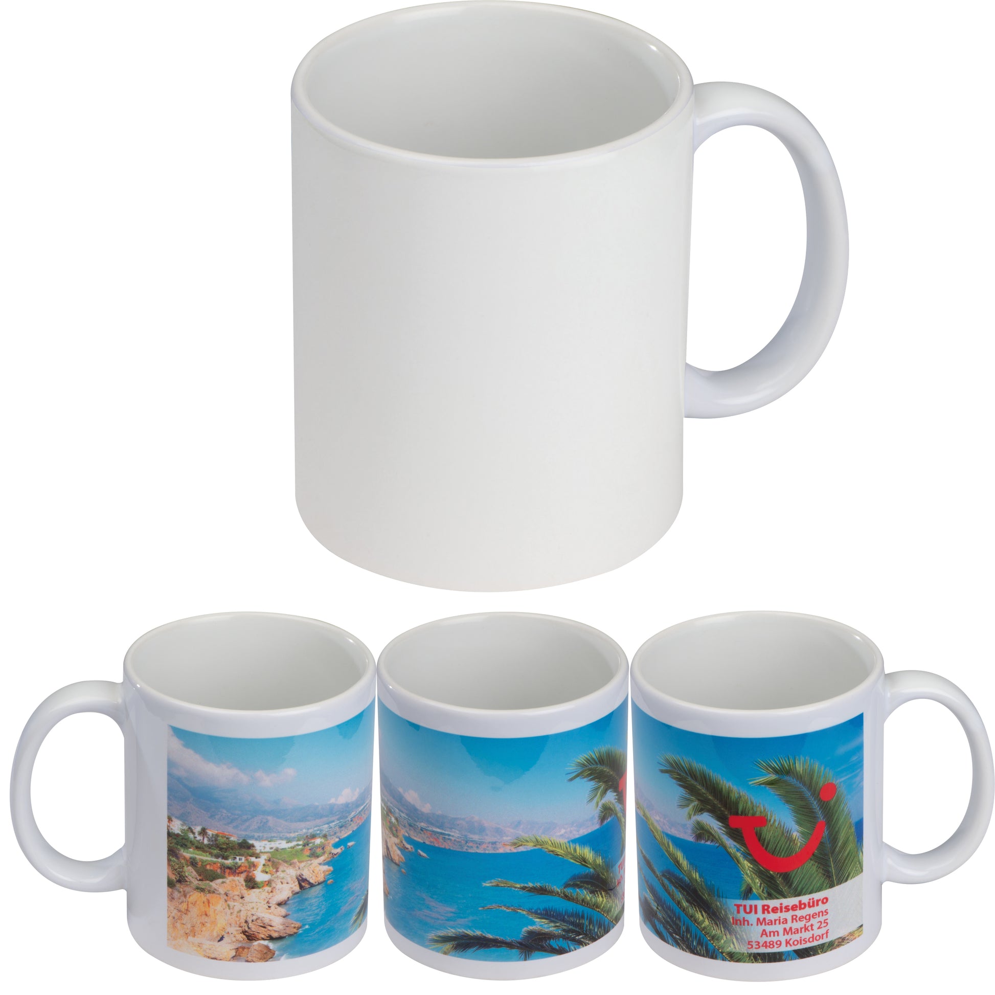 Sublimationstasse, 300 ml SALVADOR