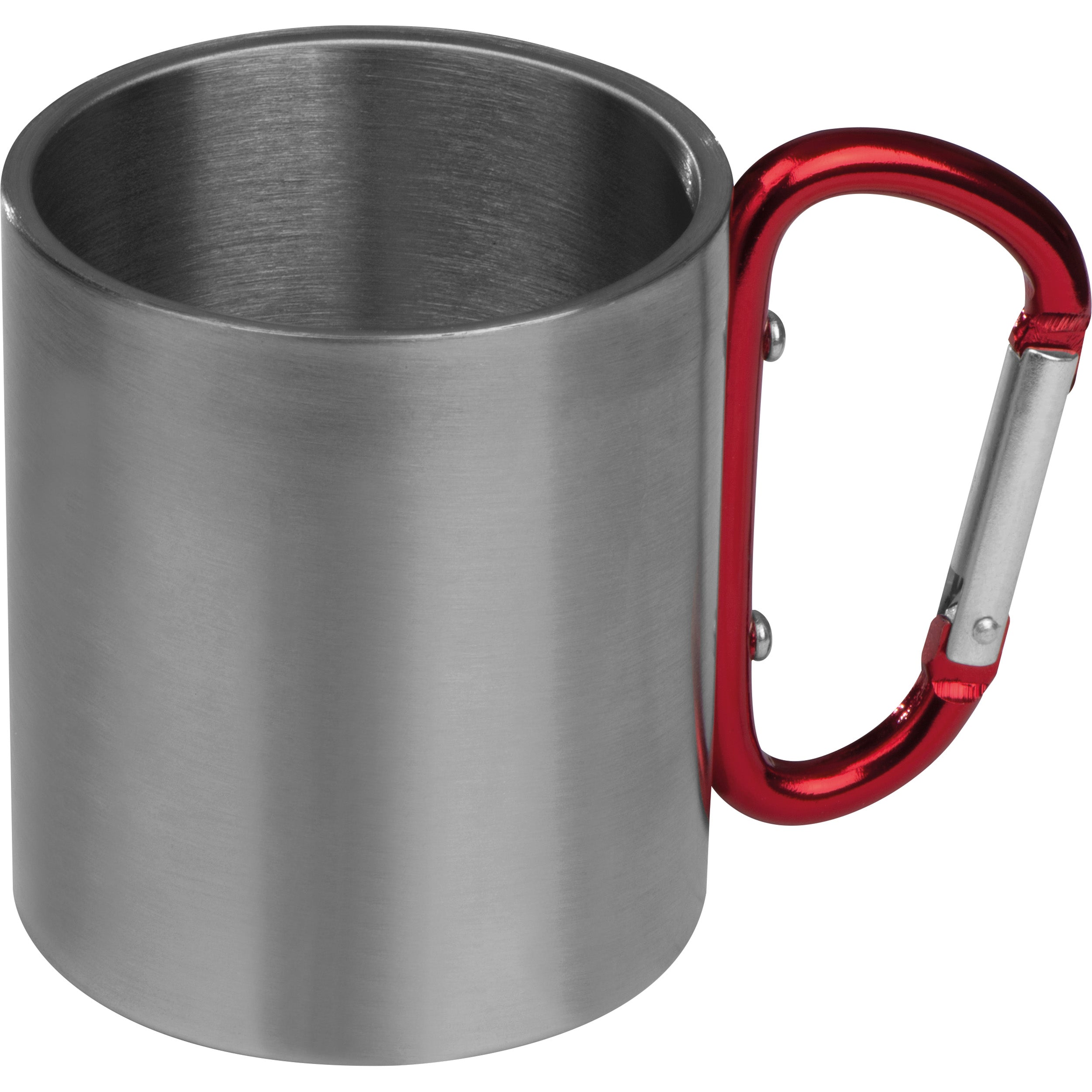 Tasse aus Metall mit Karabinerhaken, 200 ml ANGELICA