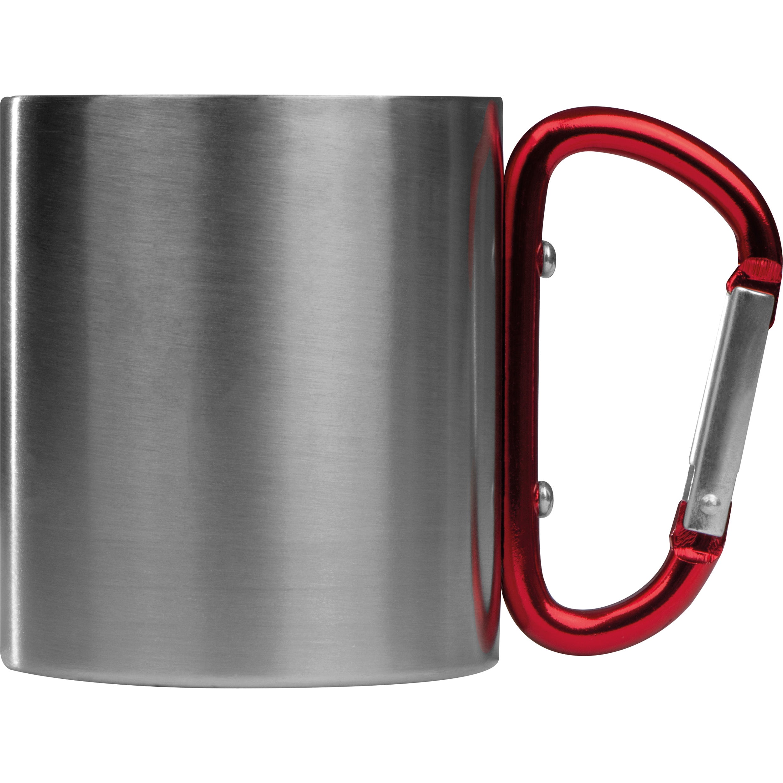Tasse aus Metall mit Karabinerhaken, 200 ml ANGELICA