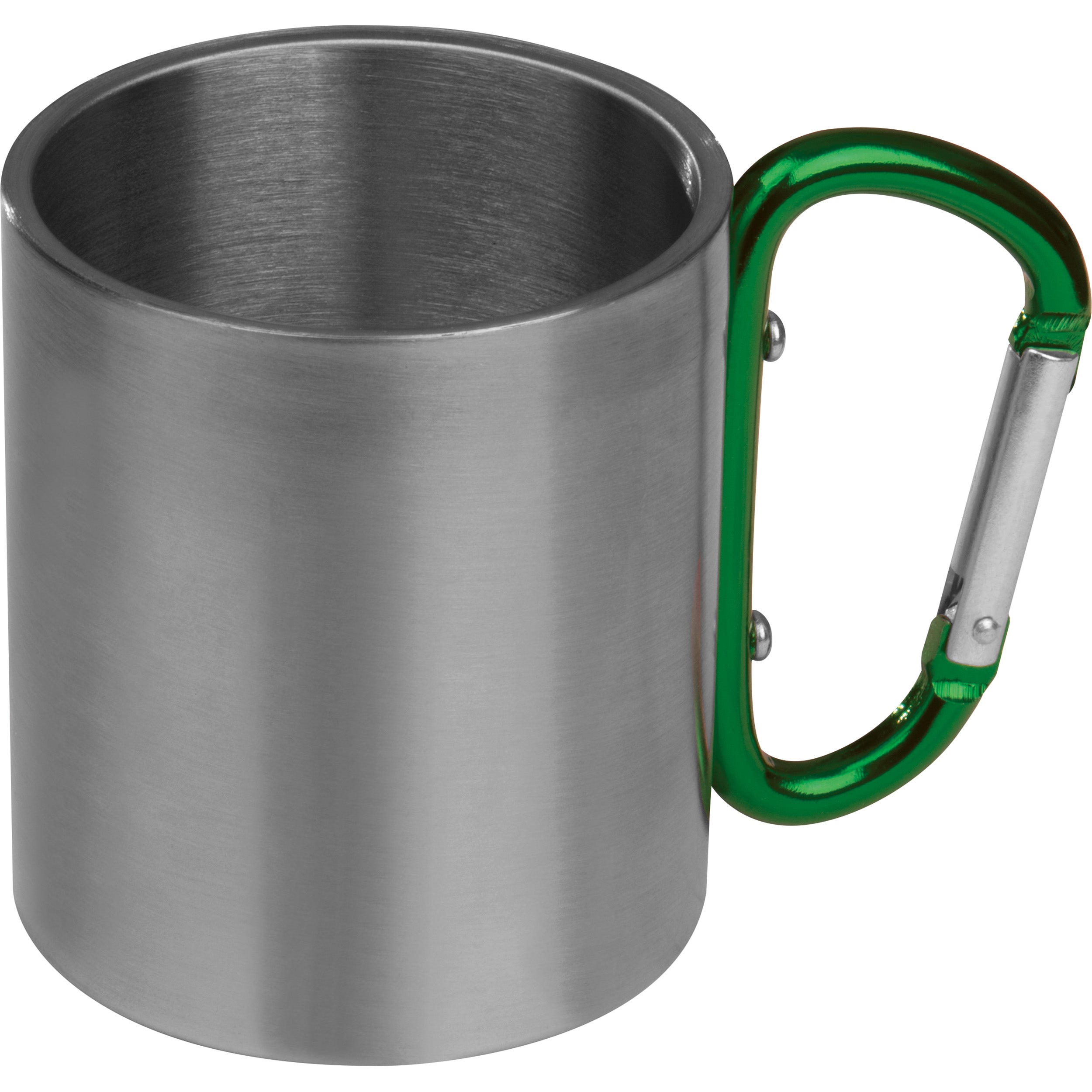 Tasse aus Metall mit Karabinerhaken, 200 ml ANGELICA