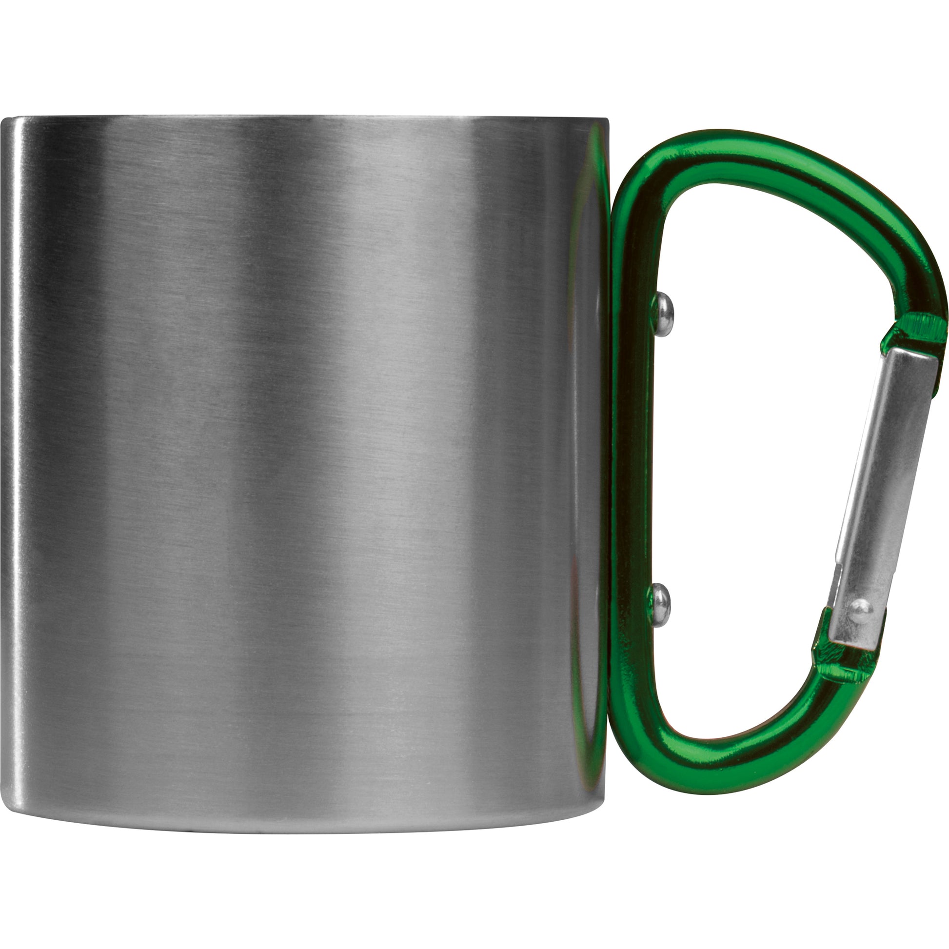 Tasse aus Metall mit Karabinerhaken, 200 ml ANGELICA
