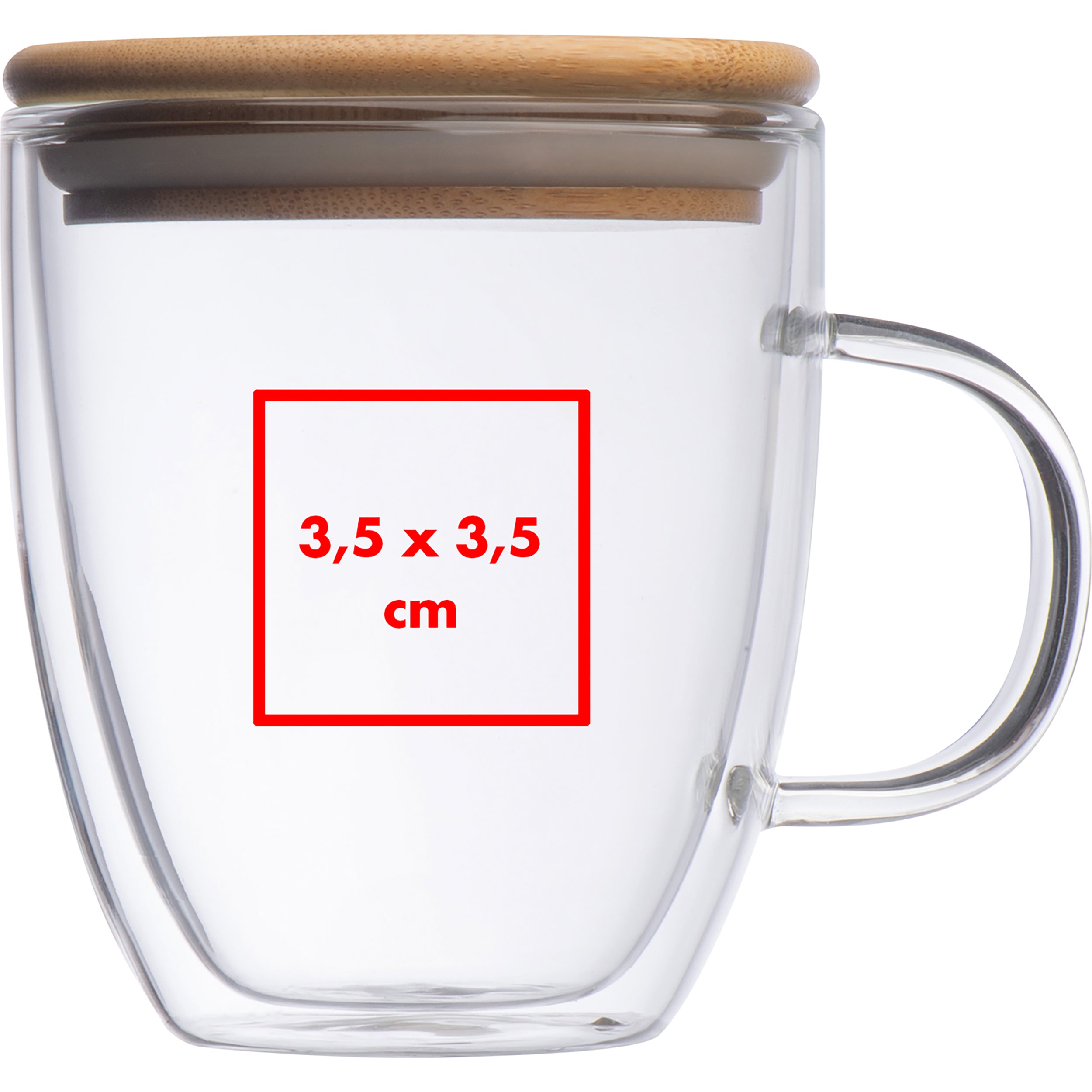 Doppelwandige Glastasse CECIL