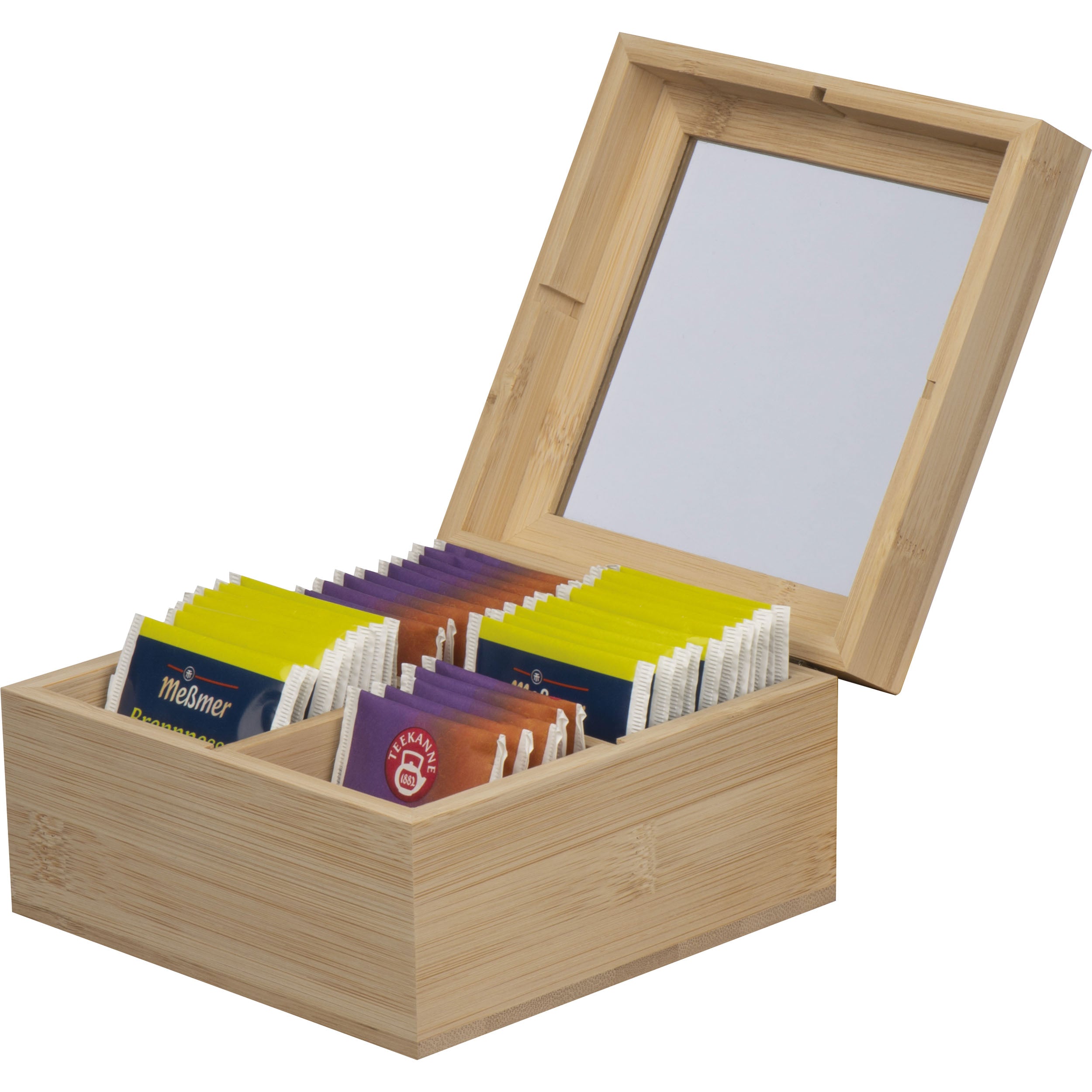 Teebox aus Bambus für 40 Teebeutel SIMONETTA