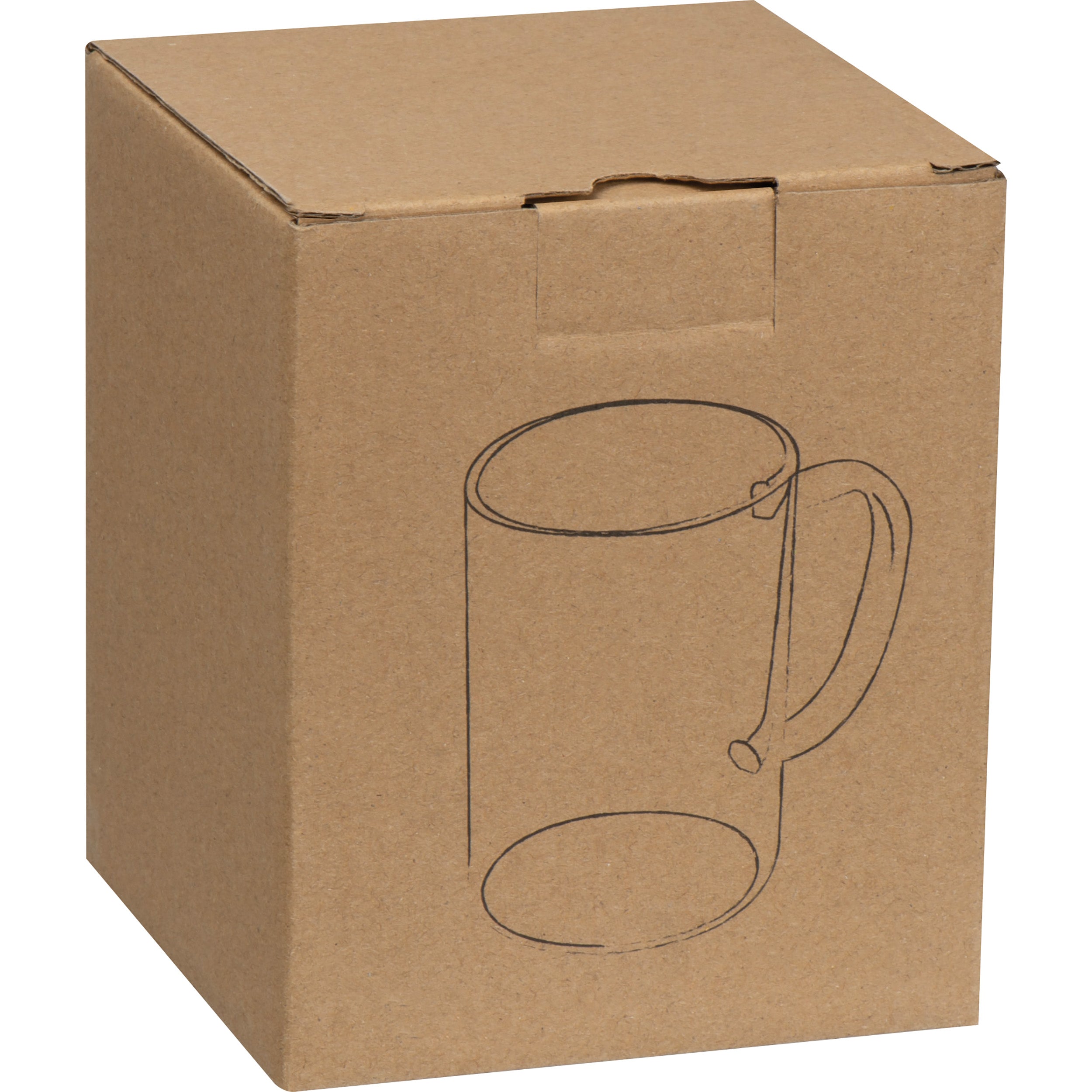 Glastasse mit farbigem Henkel, 250 ml EDDA