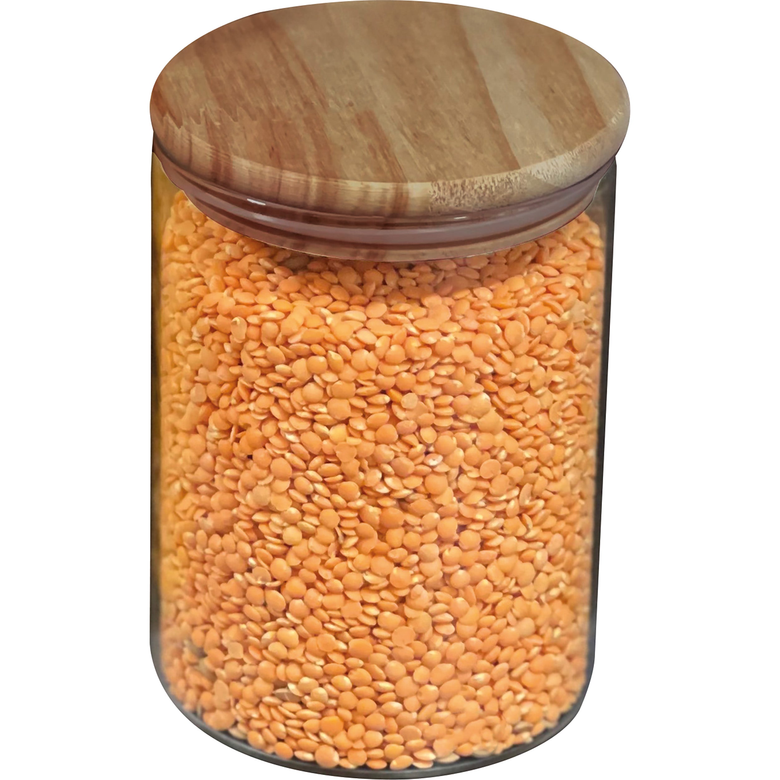Dose aus Borosilikatglas mit Bambusdeckel, 700 ml TYMON