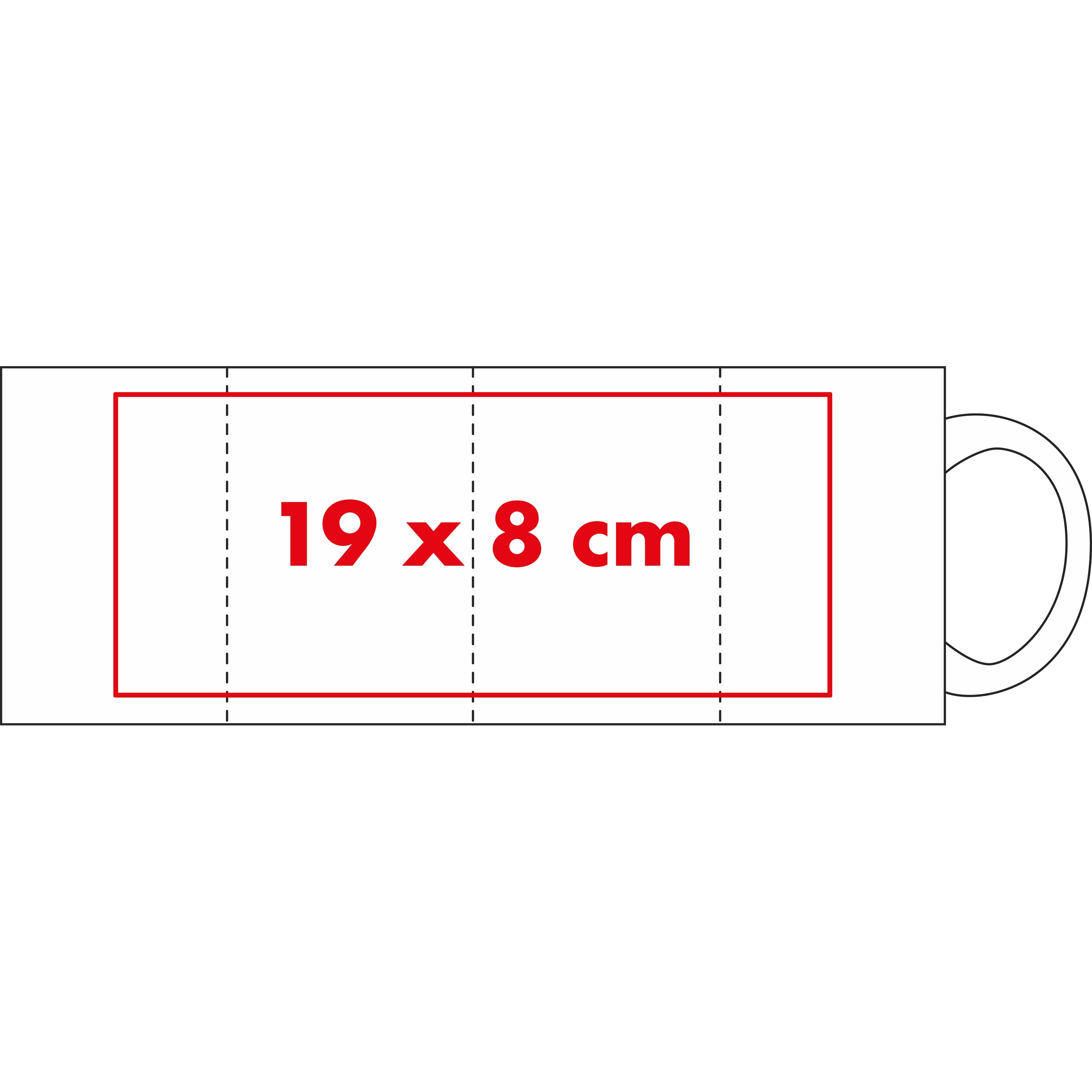 Sublimationstasse mit Effekt, 300 ml JACOPO