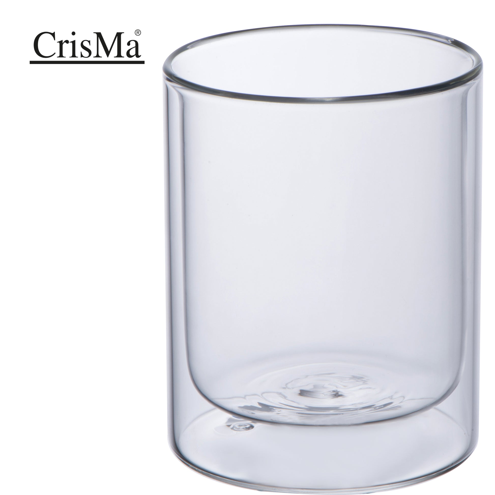 CrisMa Doppelwandige Glastasse 330 ml STUART