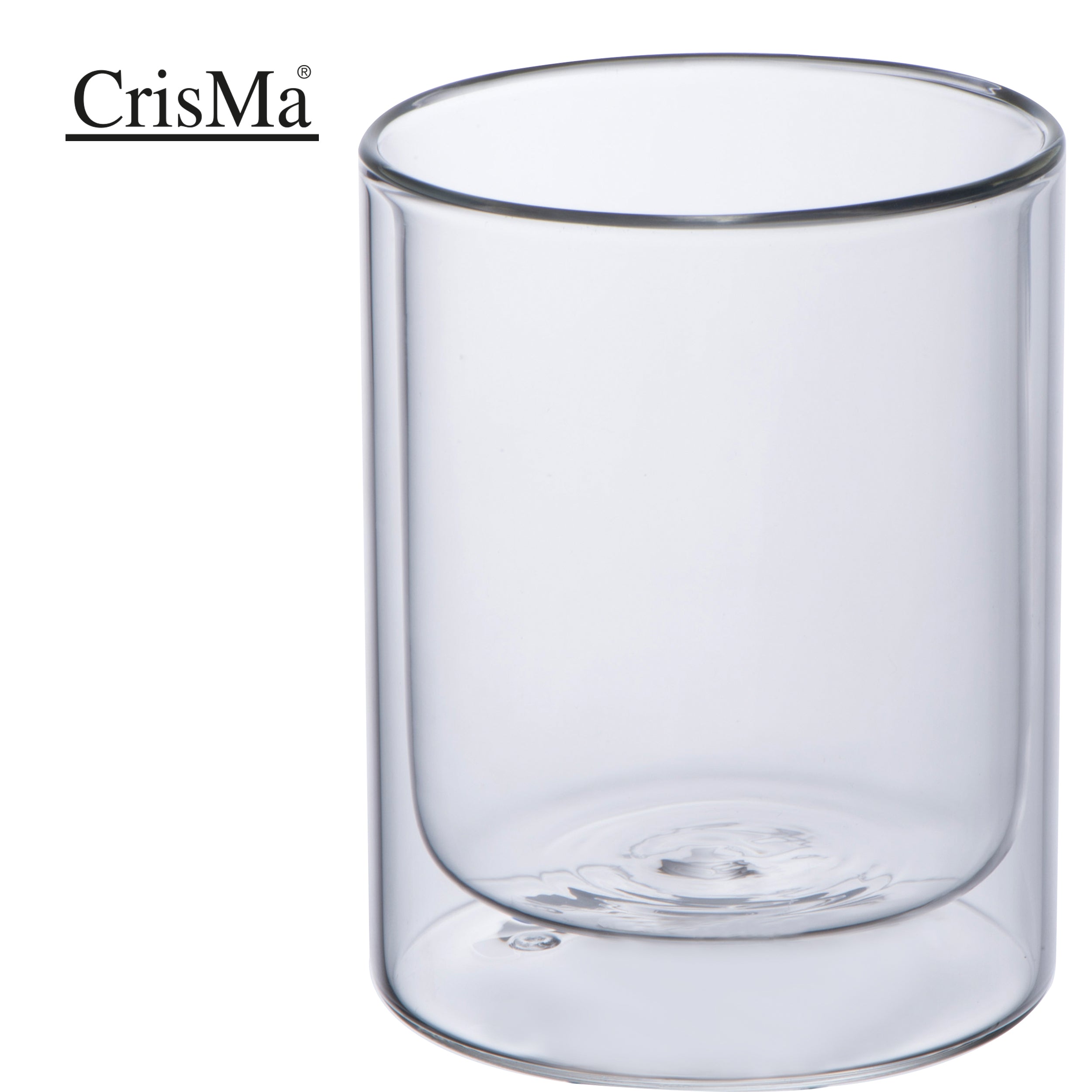 CrisMa Doppelwandige Glastasse 330 ml STUART