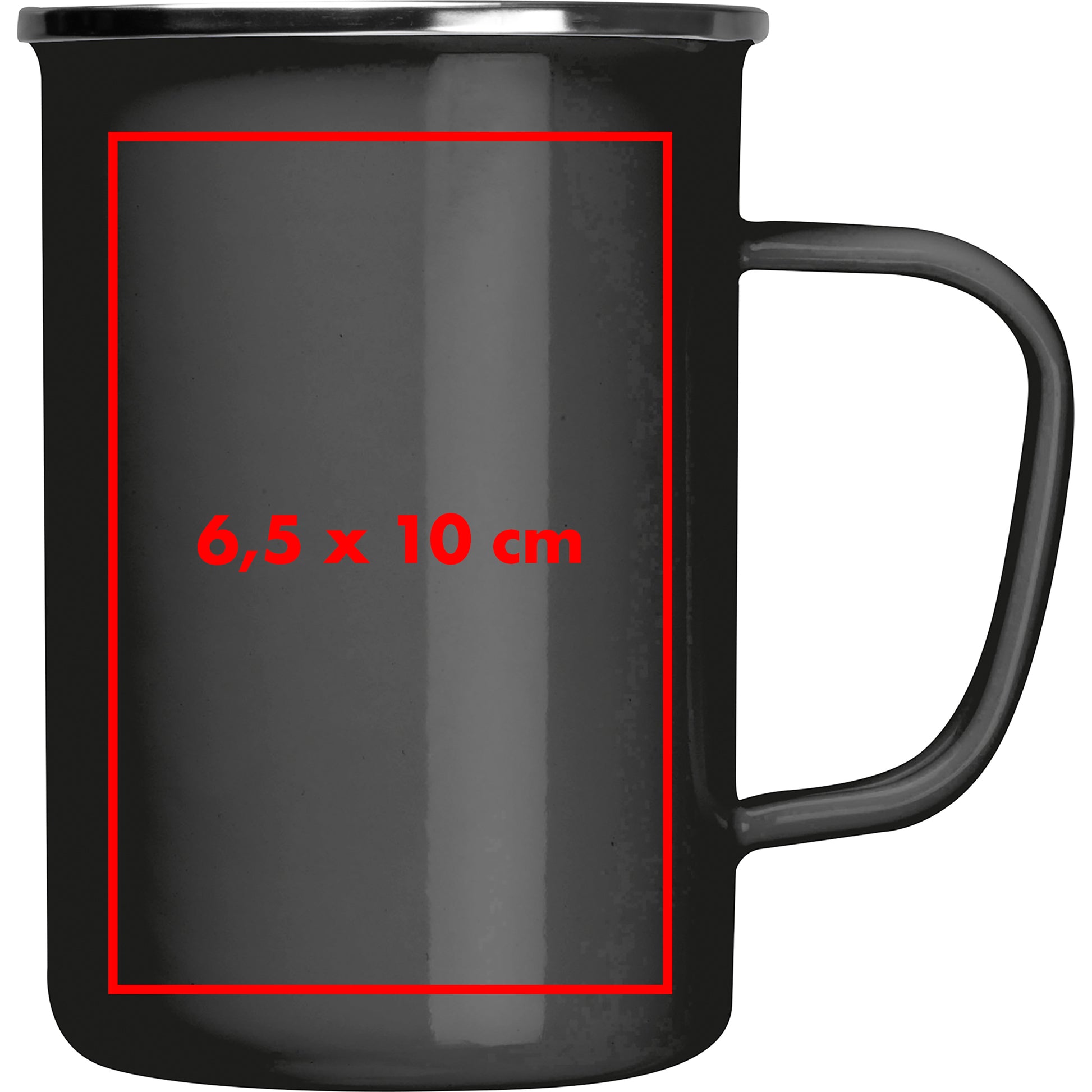 Emaille Tasse GENE