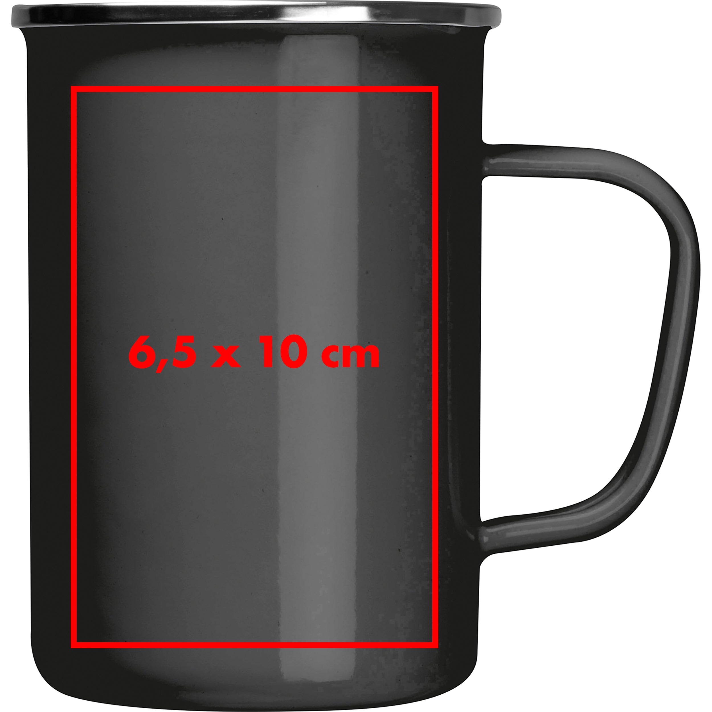 Emaille Tasse GENE