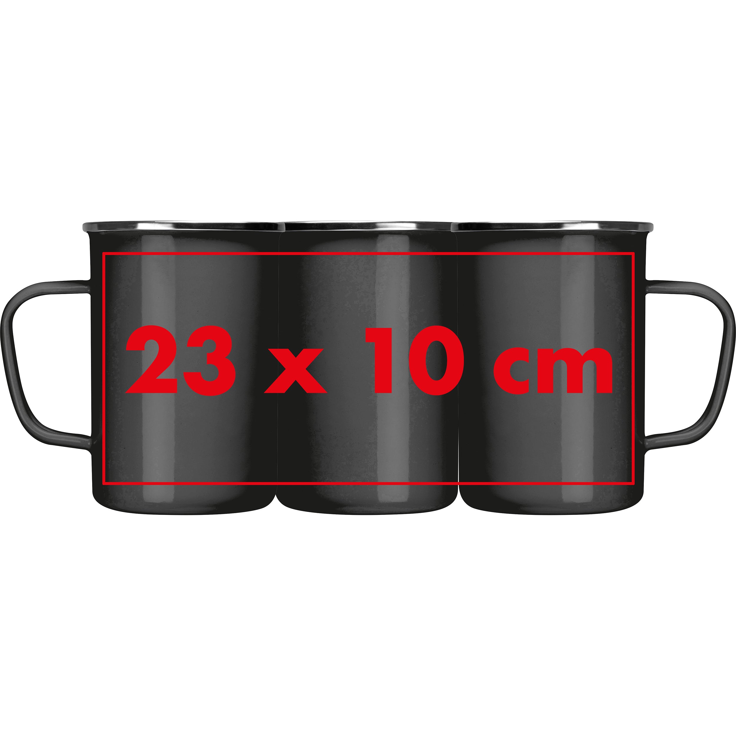 Emaille Tasse GENE