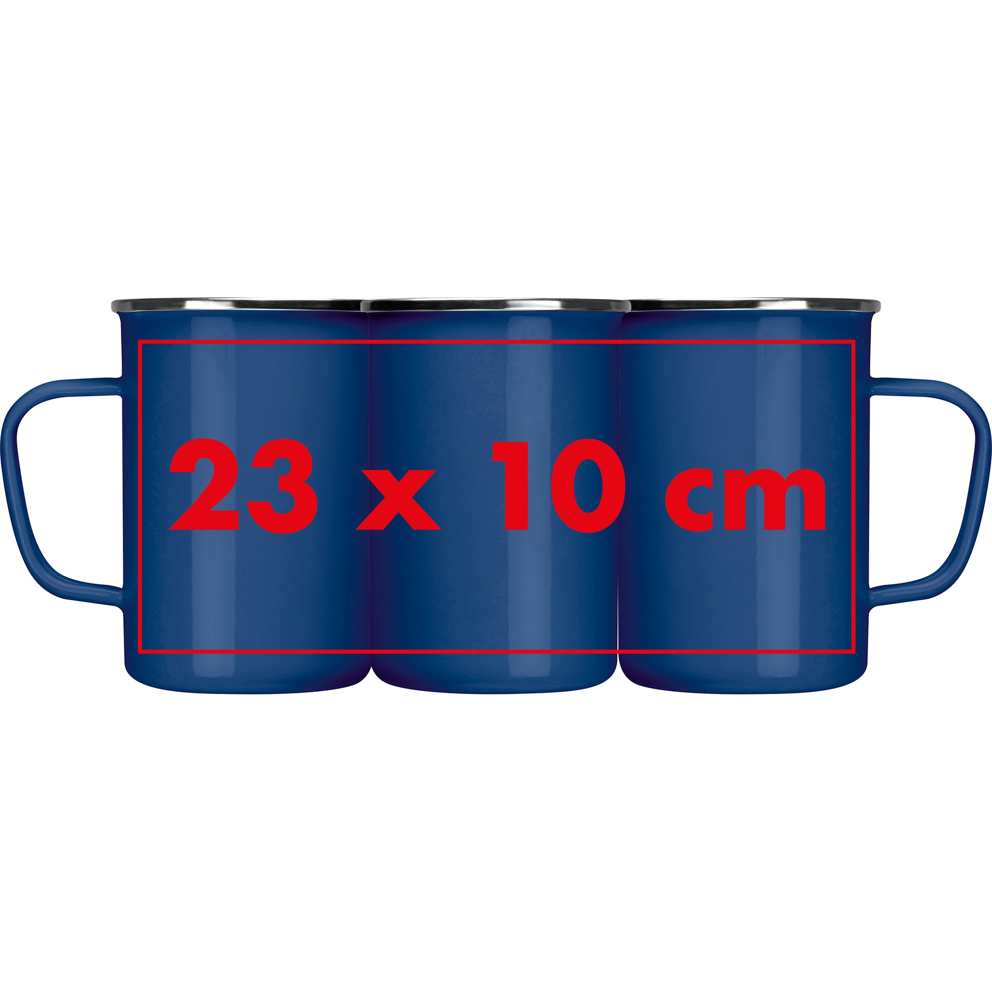 Emaille Tasse GENE