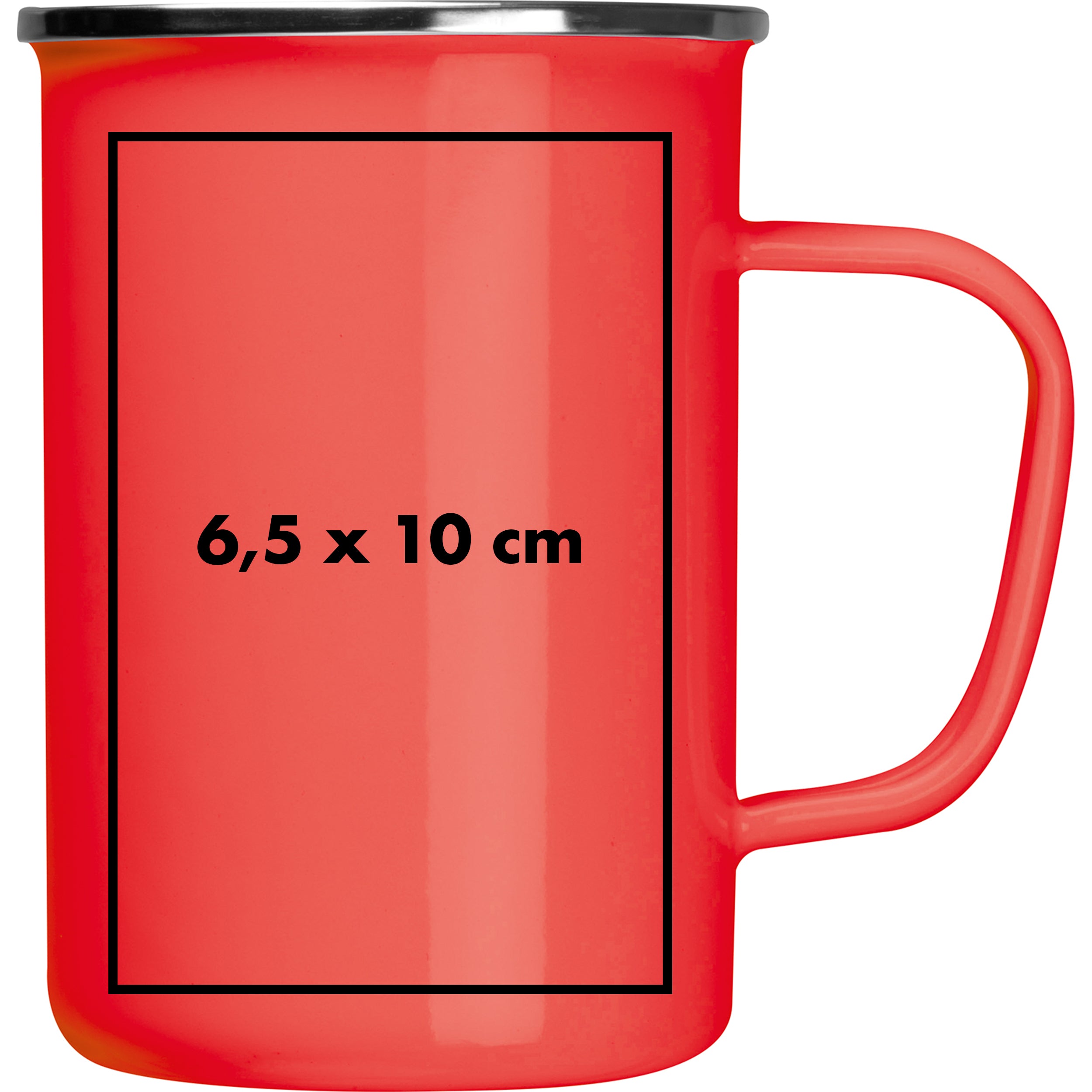 Emaille Tasse GENE