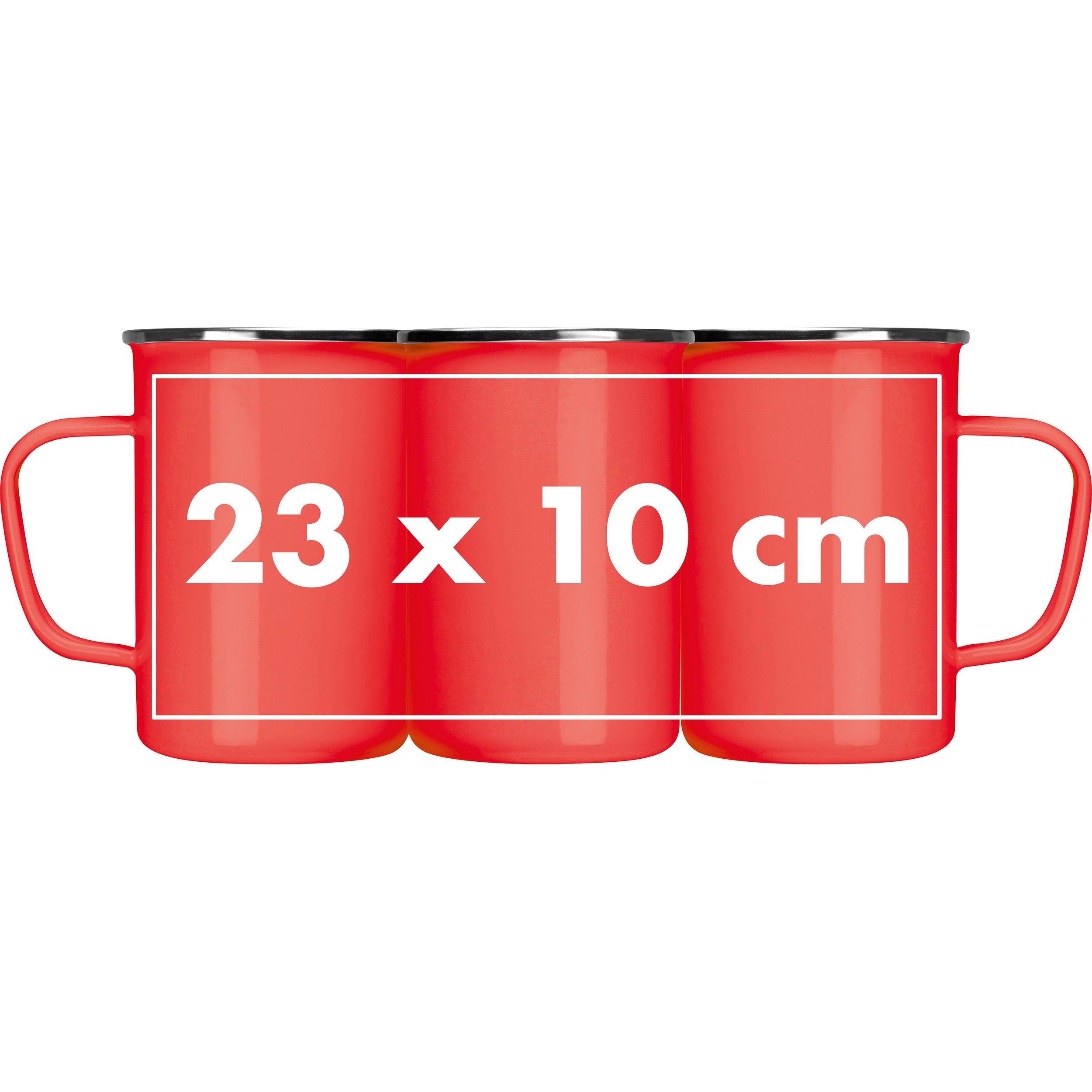 Emaille Tasse GENE
