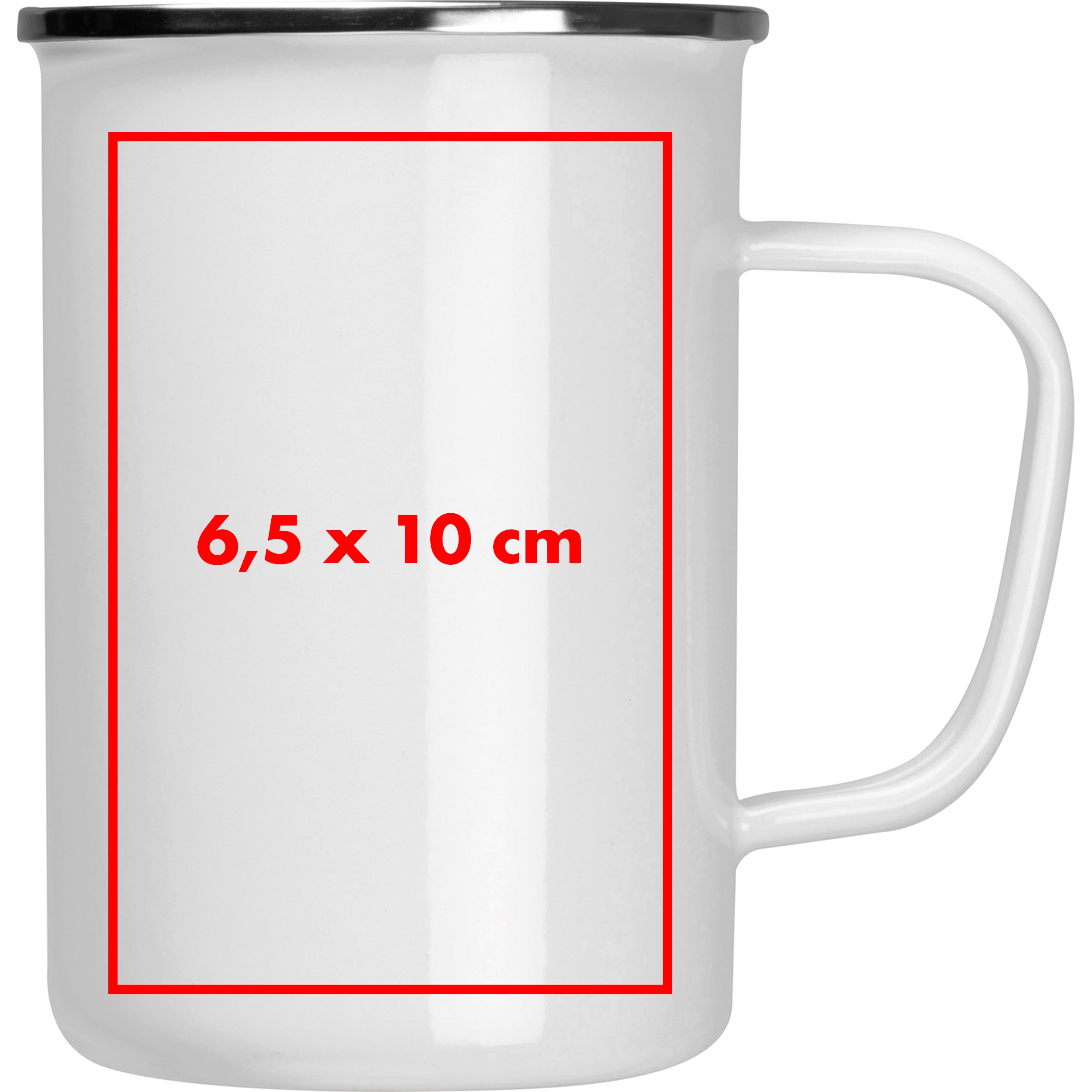 Emaille Tasse GENE