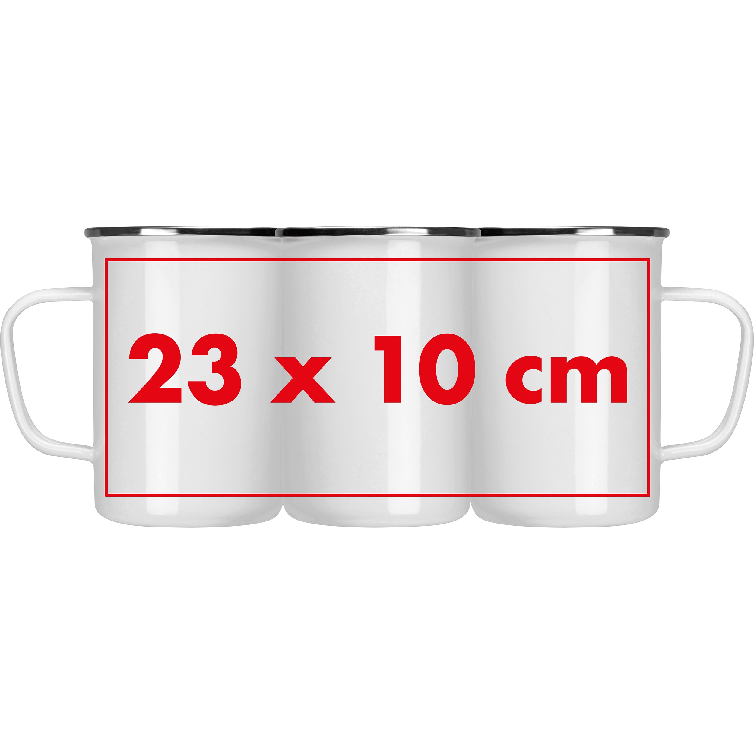 Emaille Tasse GENE