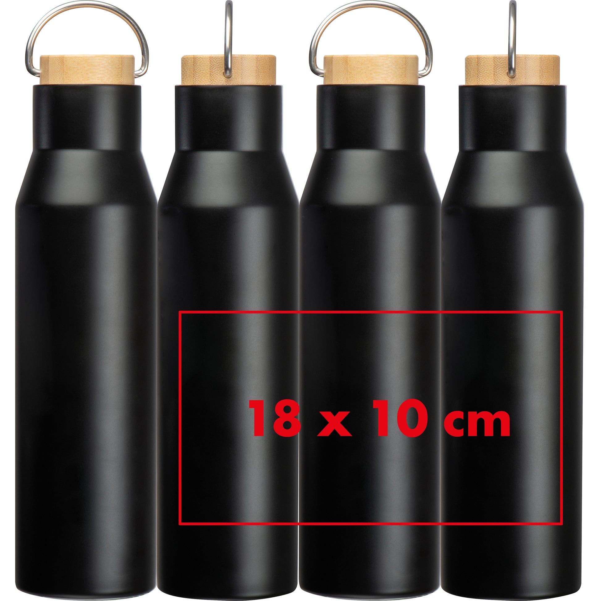 Vakuum Trinkflasche aus recyceltem Edelstahl MIRELLA