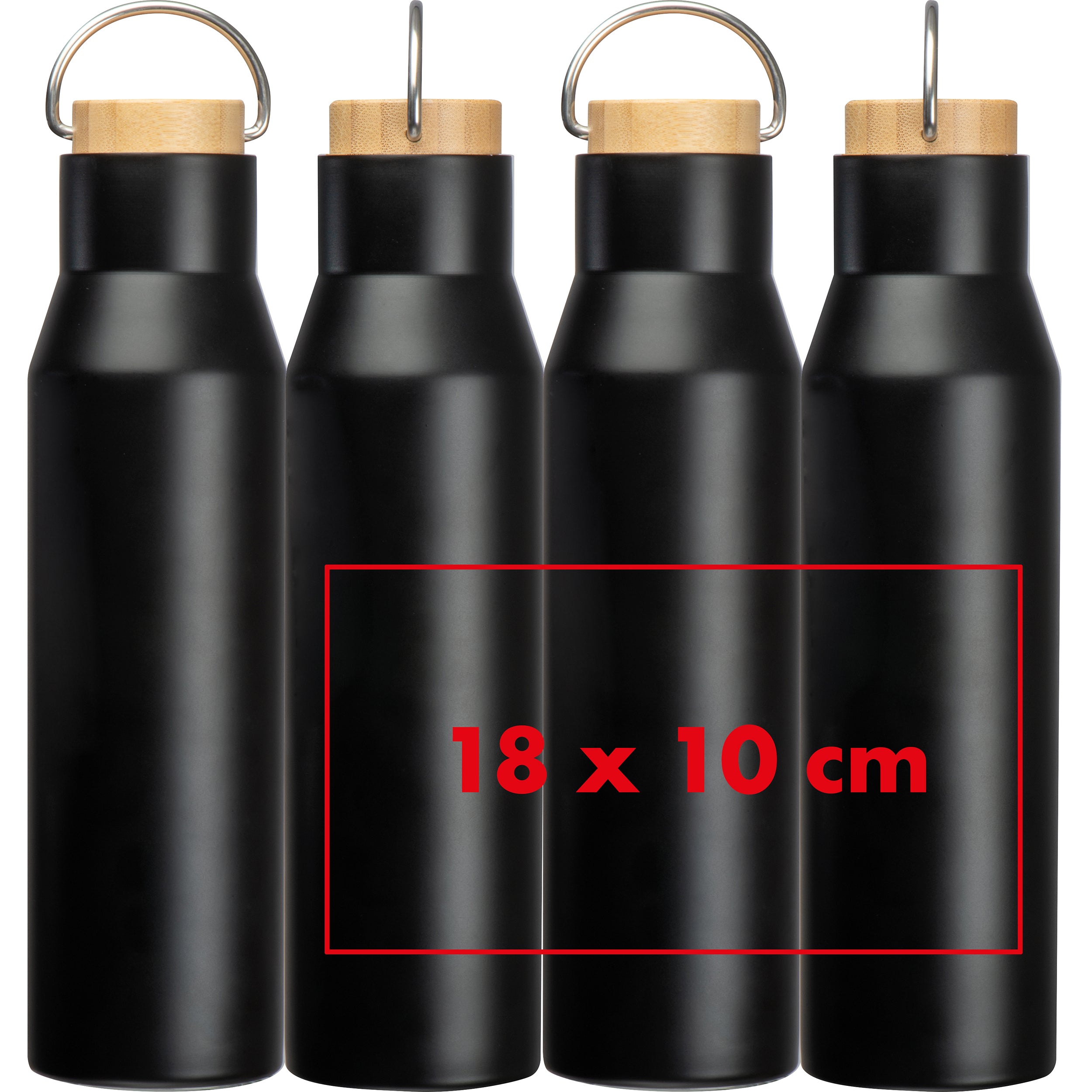 Vakuum Trinkflasche aus recyceltem Edelstahl MIRELLA