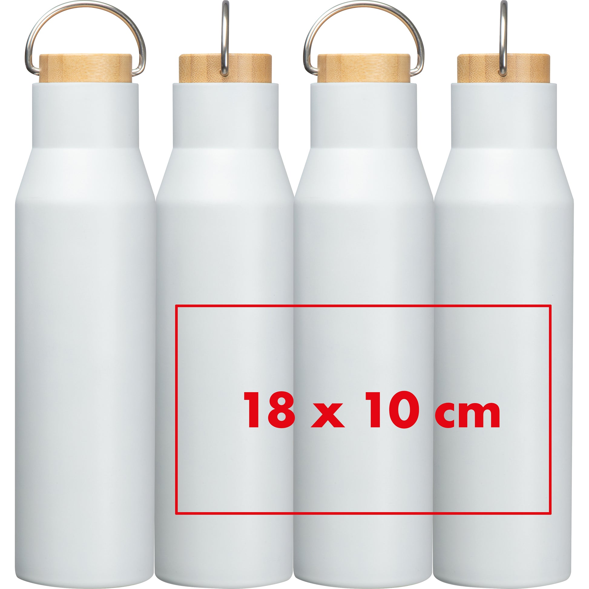 Vakuum Trinkflasche aus recyceltem Edelstahl MIRELLA