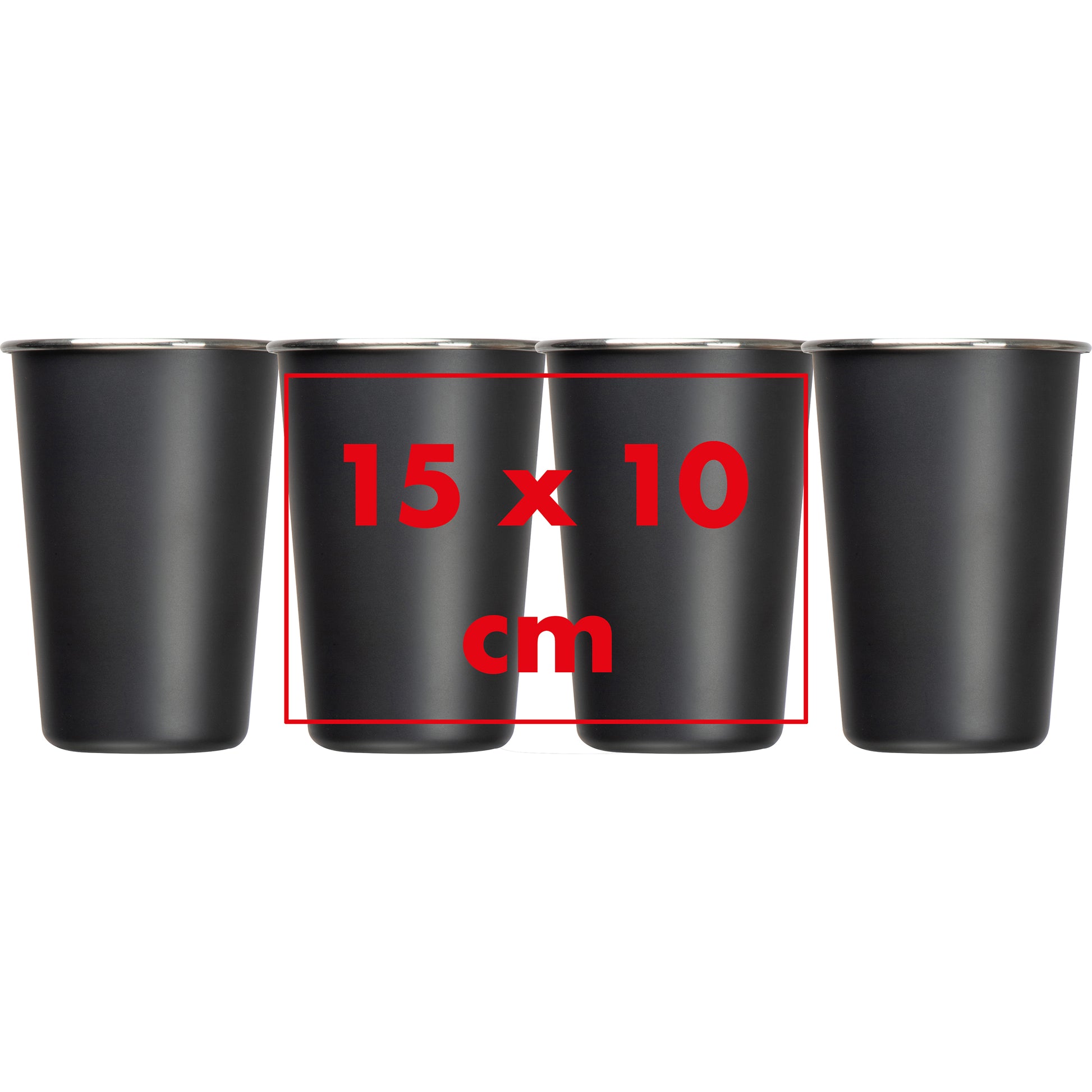 Edelstahlbecher 480 ml TANJA