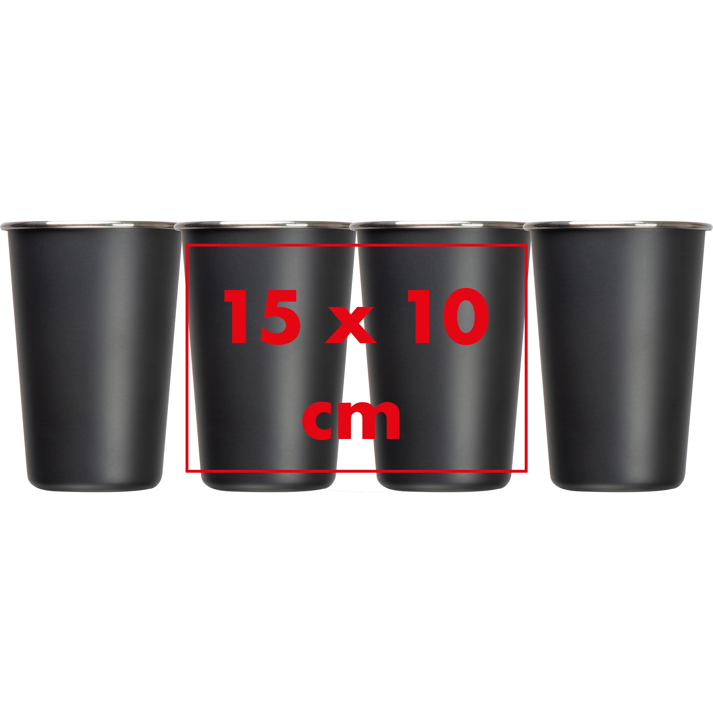 Edelstahlbecher 480 ml TANJA
