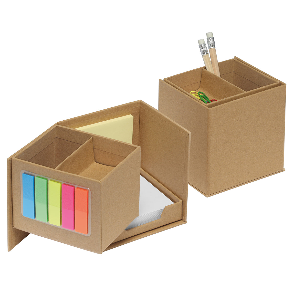 Zettelbox Karton, zum Aufklappen, – Bild 1