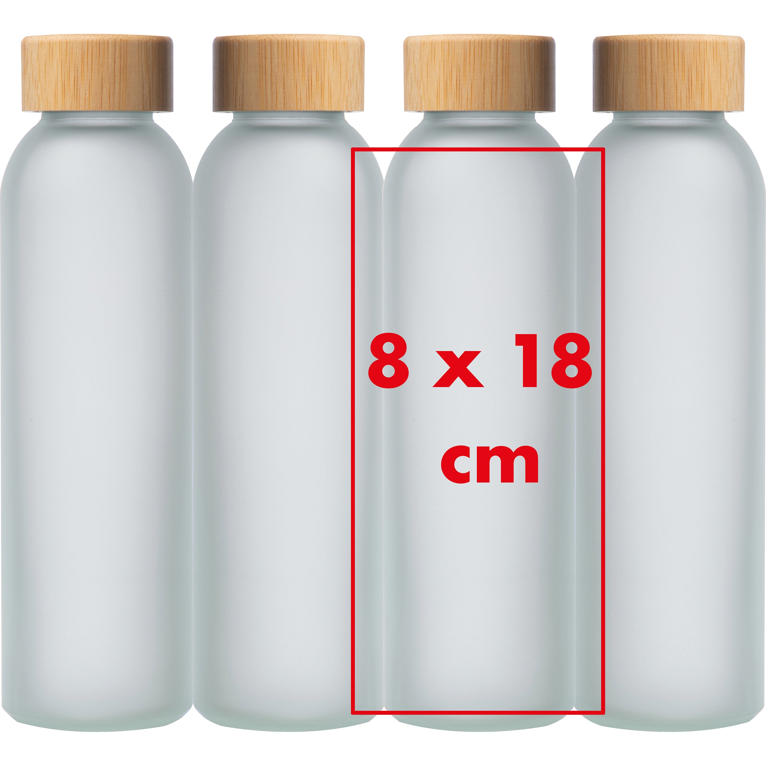 Sublimations Trinkflasche aus Glas CARA