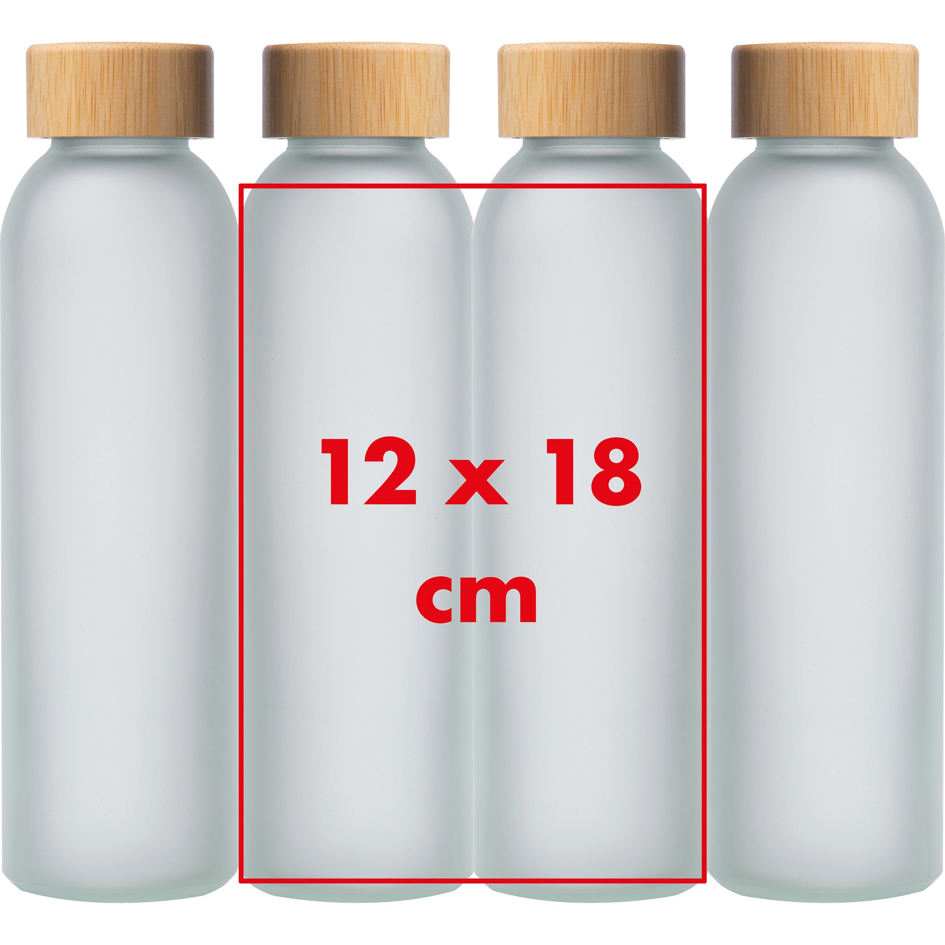 Sublimations Trinkflasche aus Glas CARA