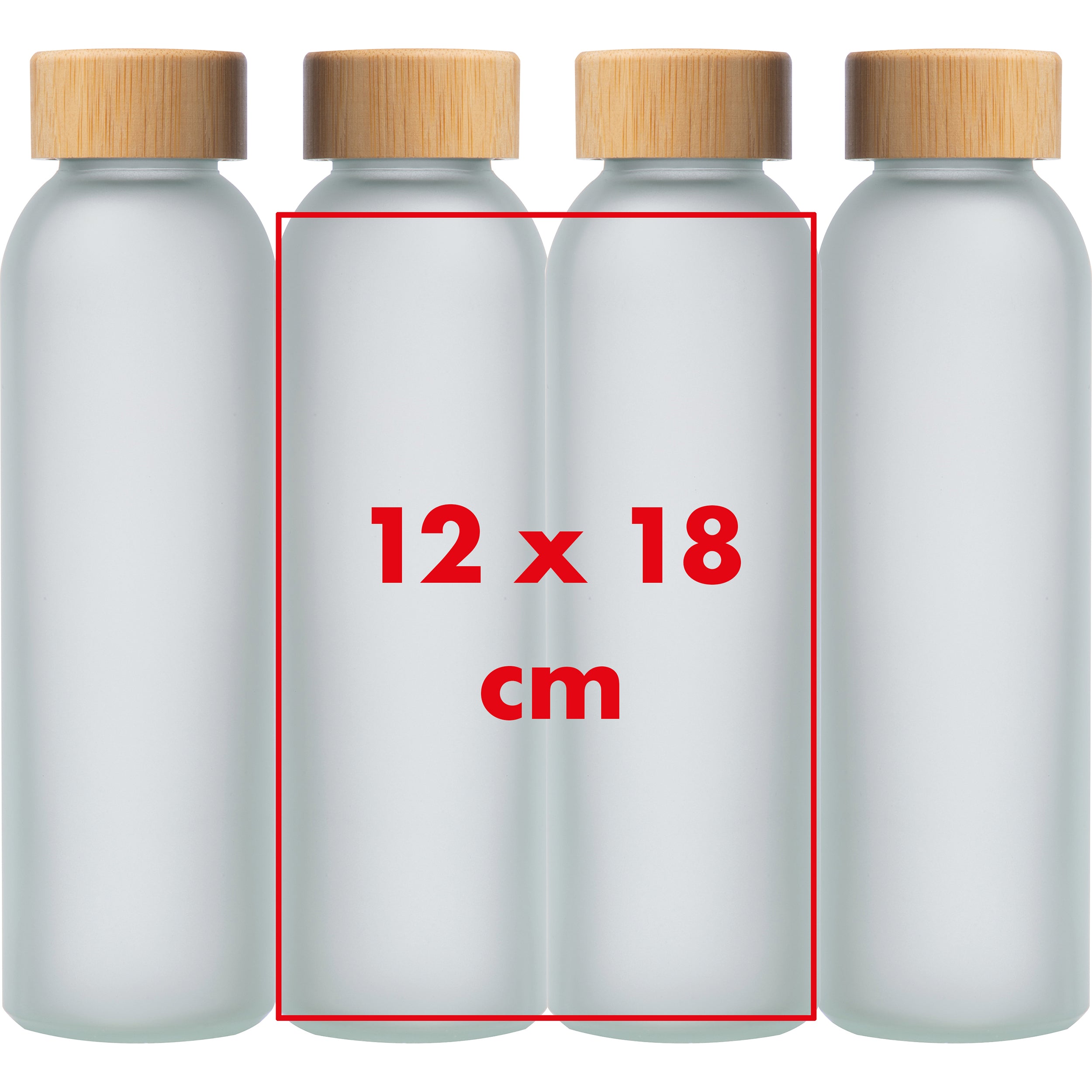 Sublimations Trinkflasche aus Glas CARA