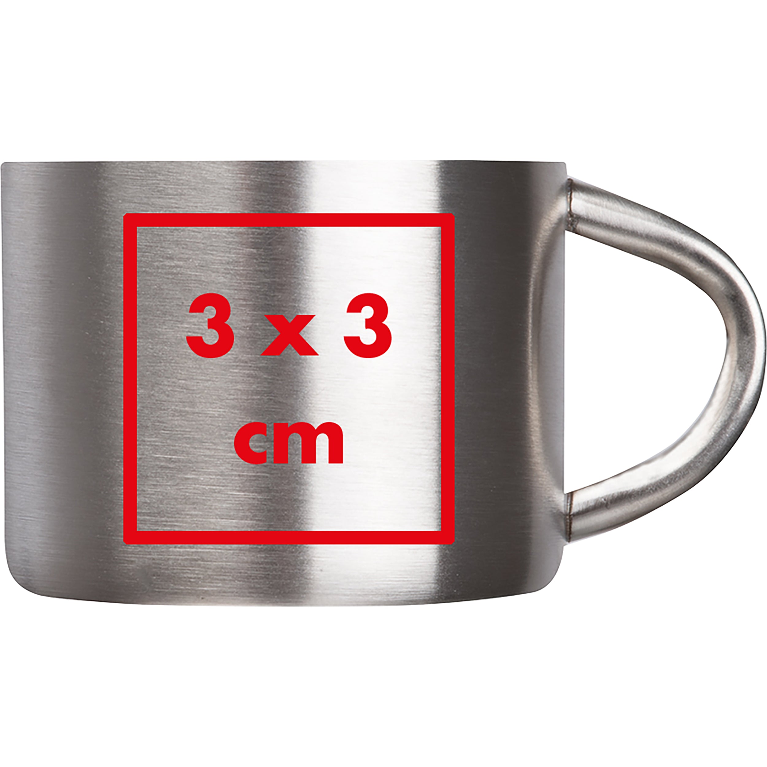 Espressotasse aus Edelstahl 60 ml MADDALENA
