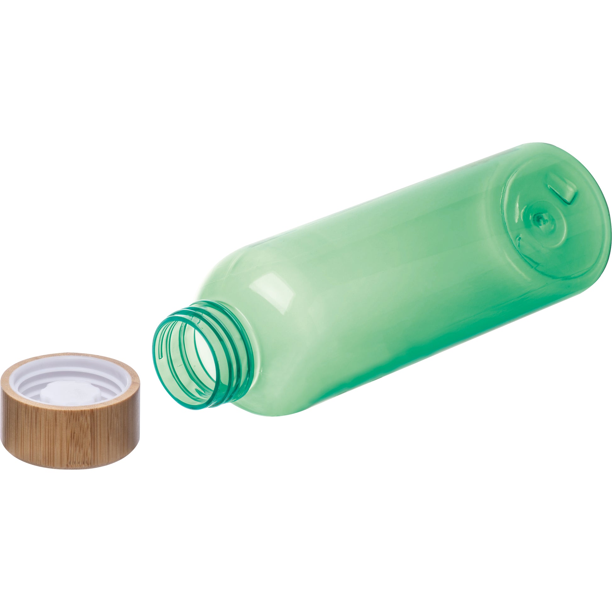 Trinkflasche aus PET mit Bambusdeckel, 500 ml SAMBOR