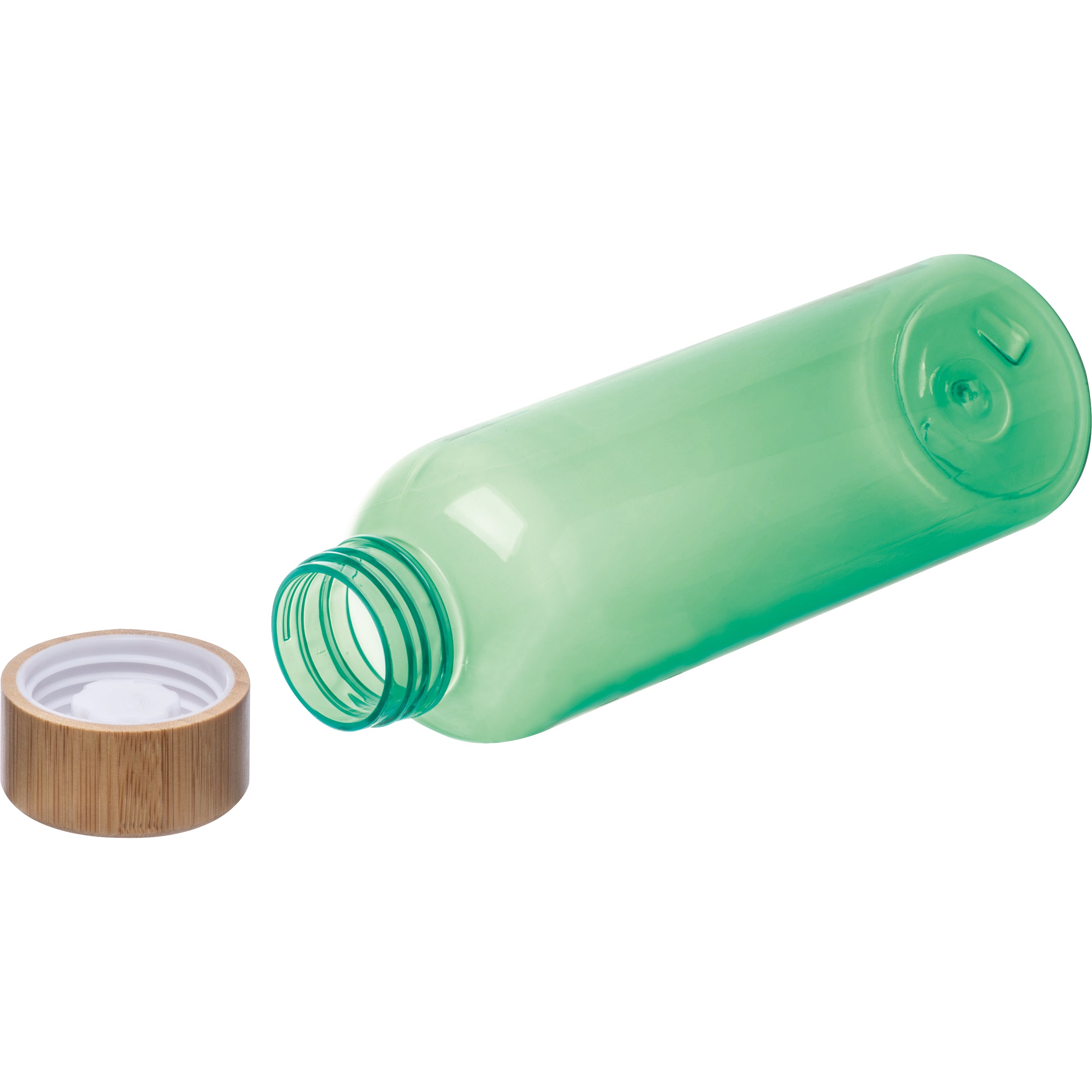 Trinkflasche aus PET mit Bambusdeckel, 500 ml SAMBOR