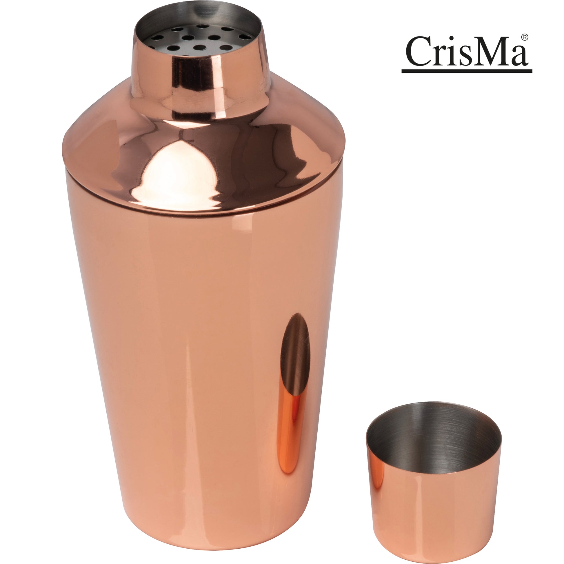 CrisMa Cocktailshaker mit Kupfer, 500 ml DIETMAR