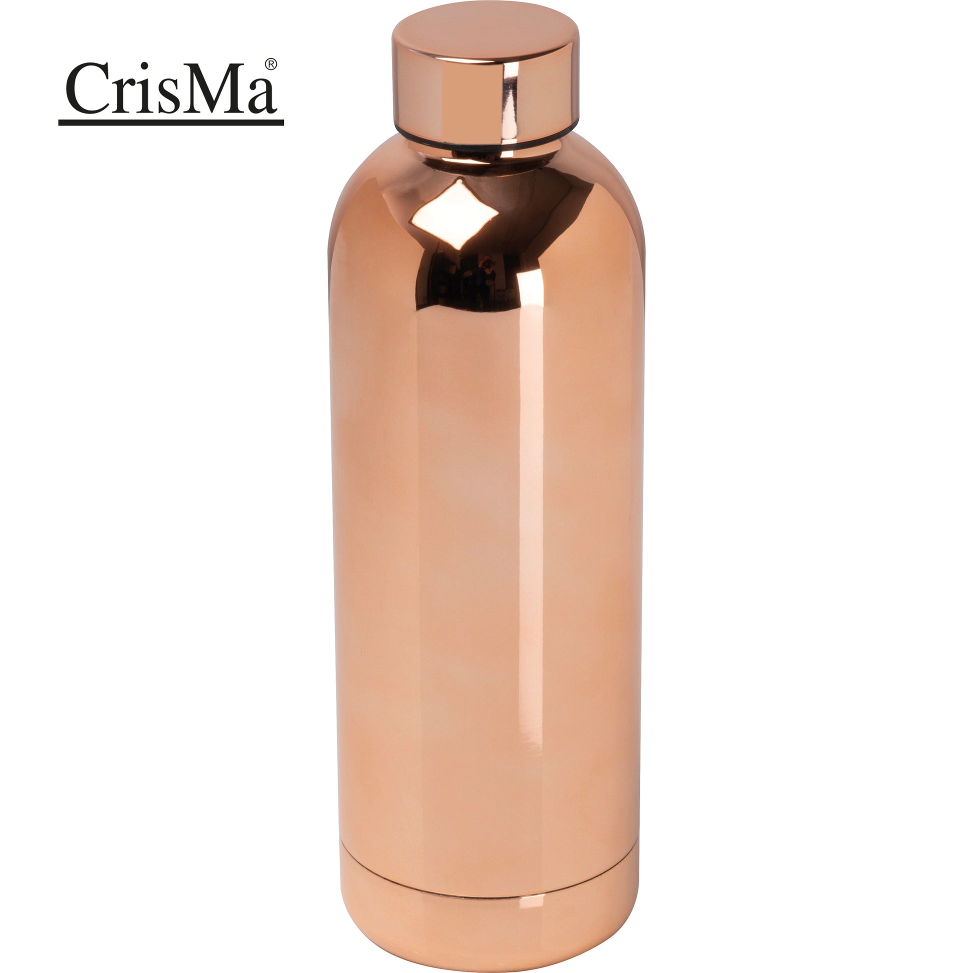 CrisMa Vakuum Edelstahltrinkflasche, 500 ml SILVIA