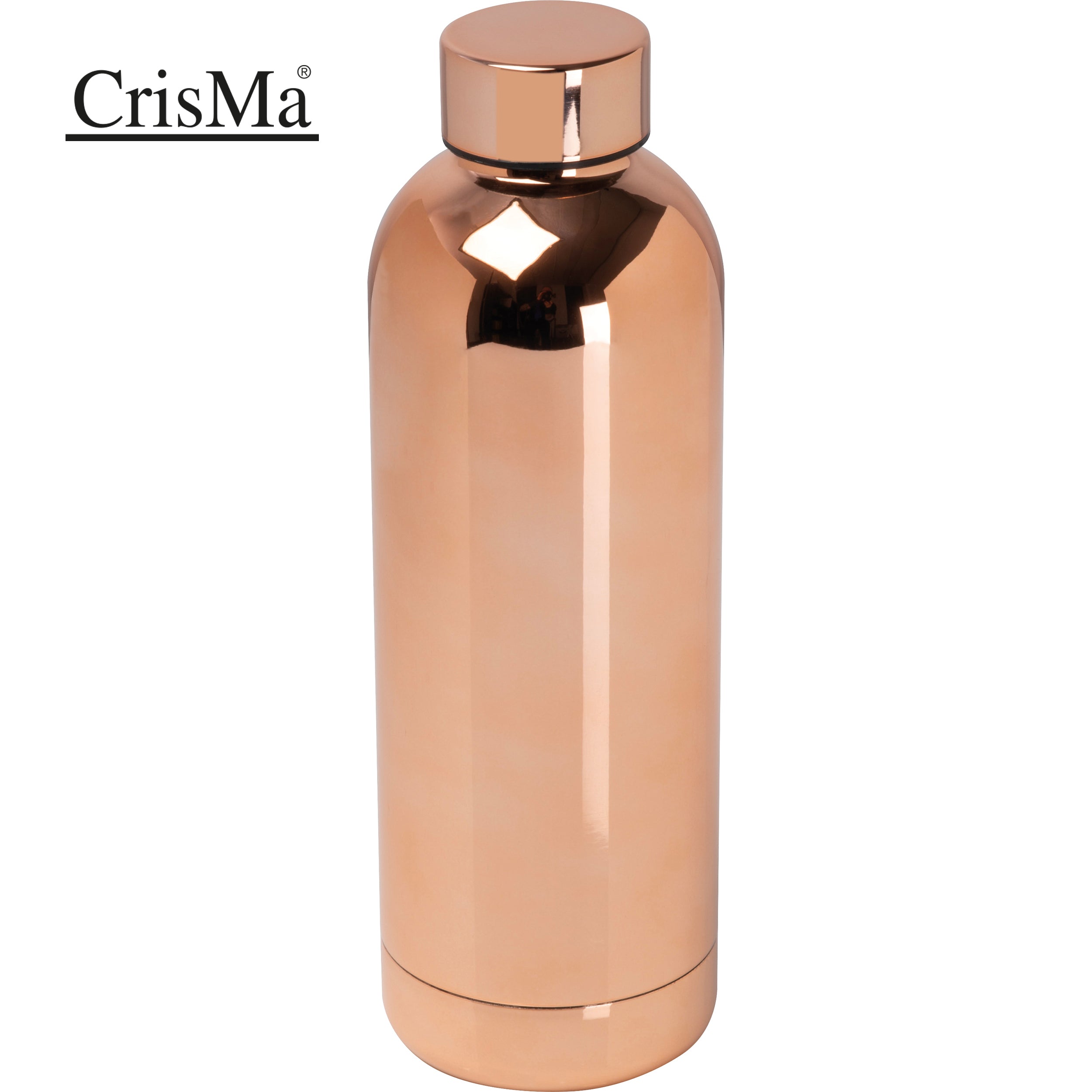 CrisMa Vakuum Edelstahltrinkflasche, 500 ml SILVIA
