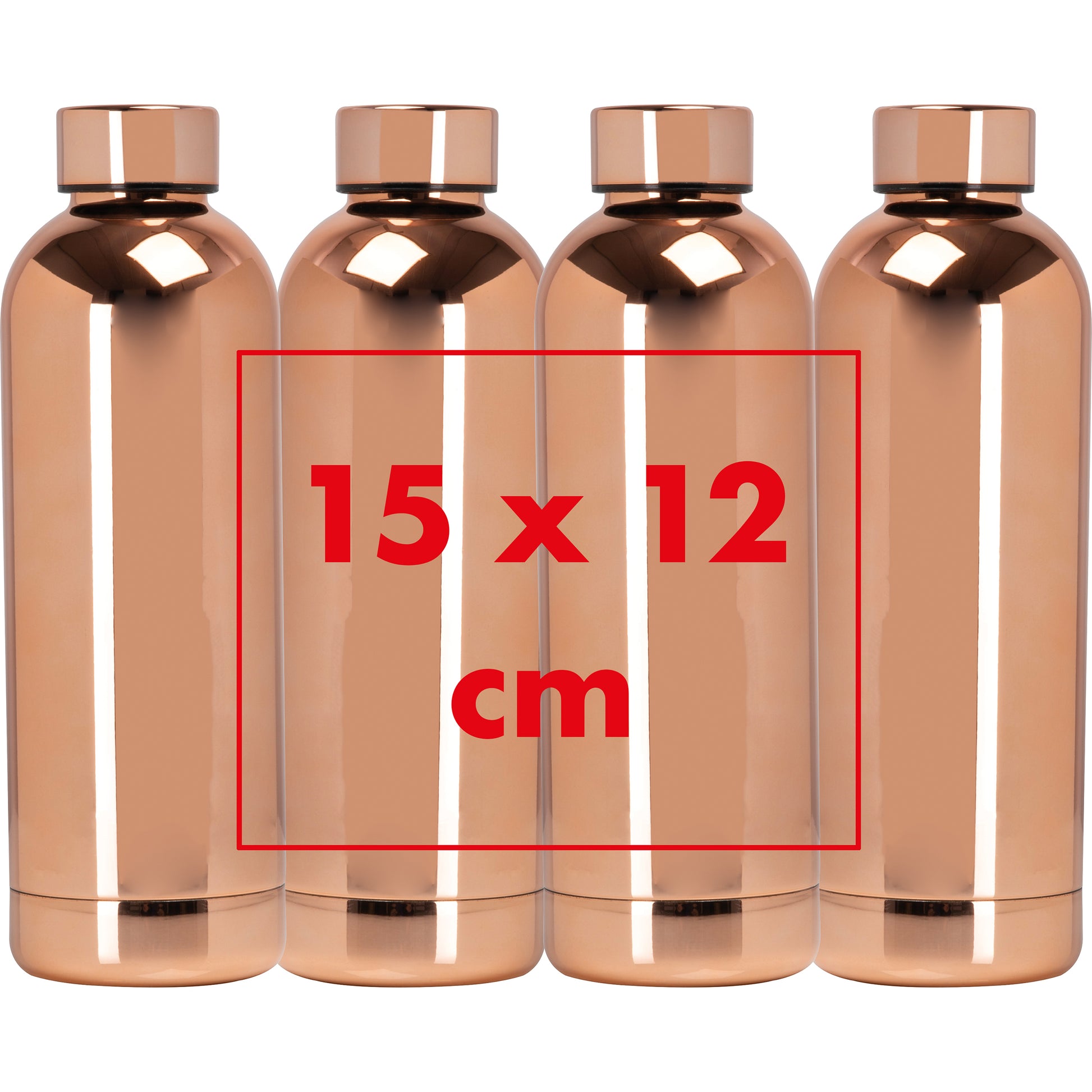 CrisMa Vakuum Edelstahltrinkflasche, 500 ml SILVIA