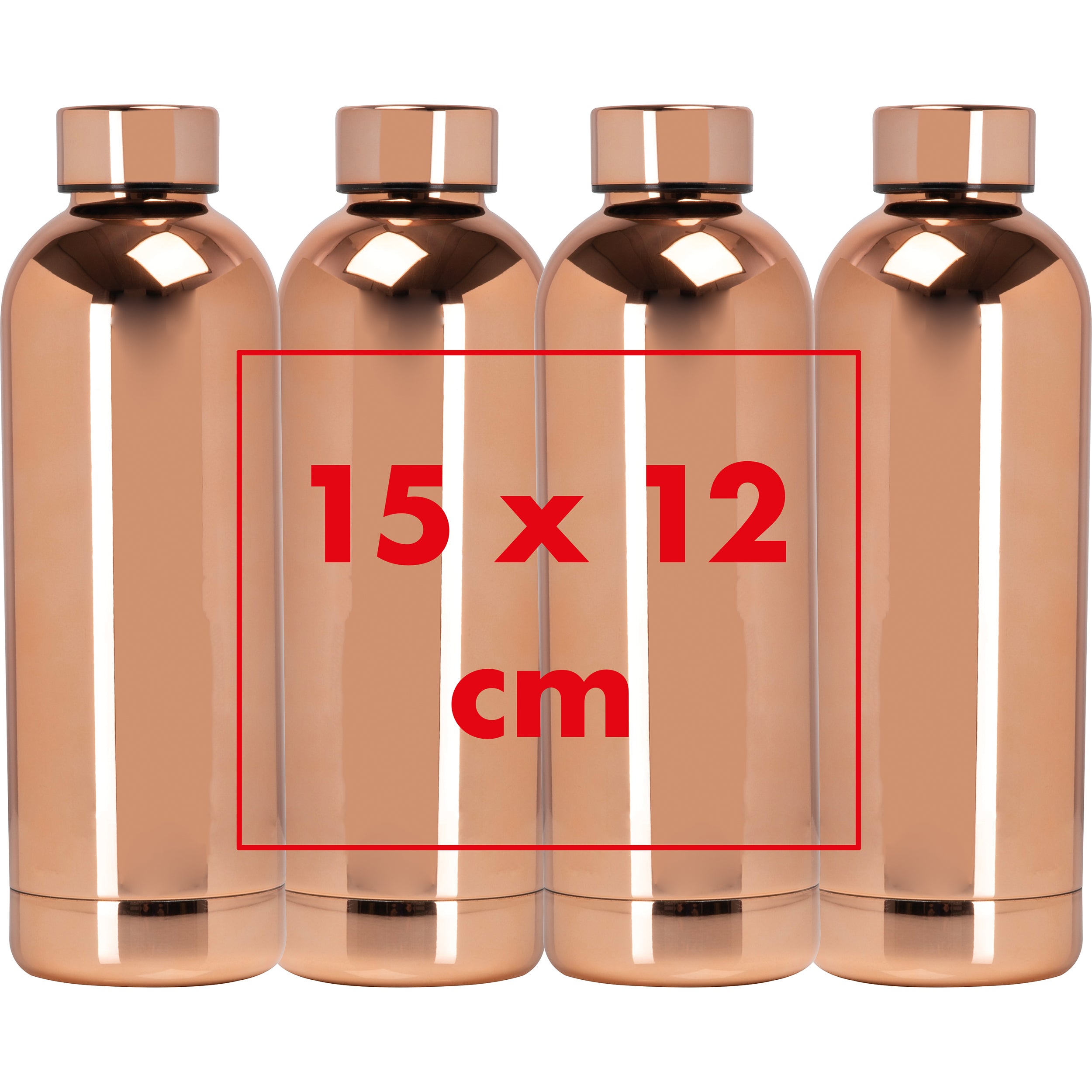 CrisMa Vakuum Edelstahltrinkflasche, 500 ml SILVIA