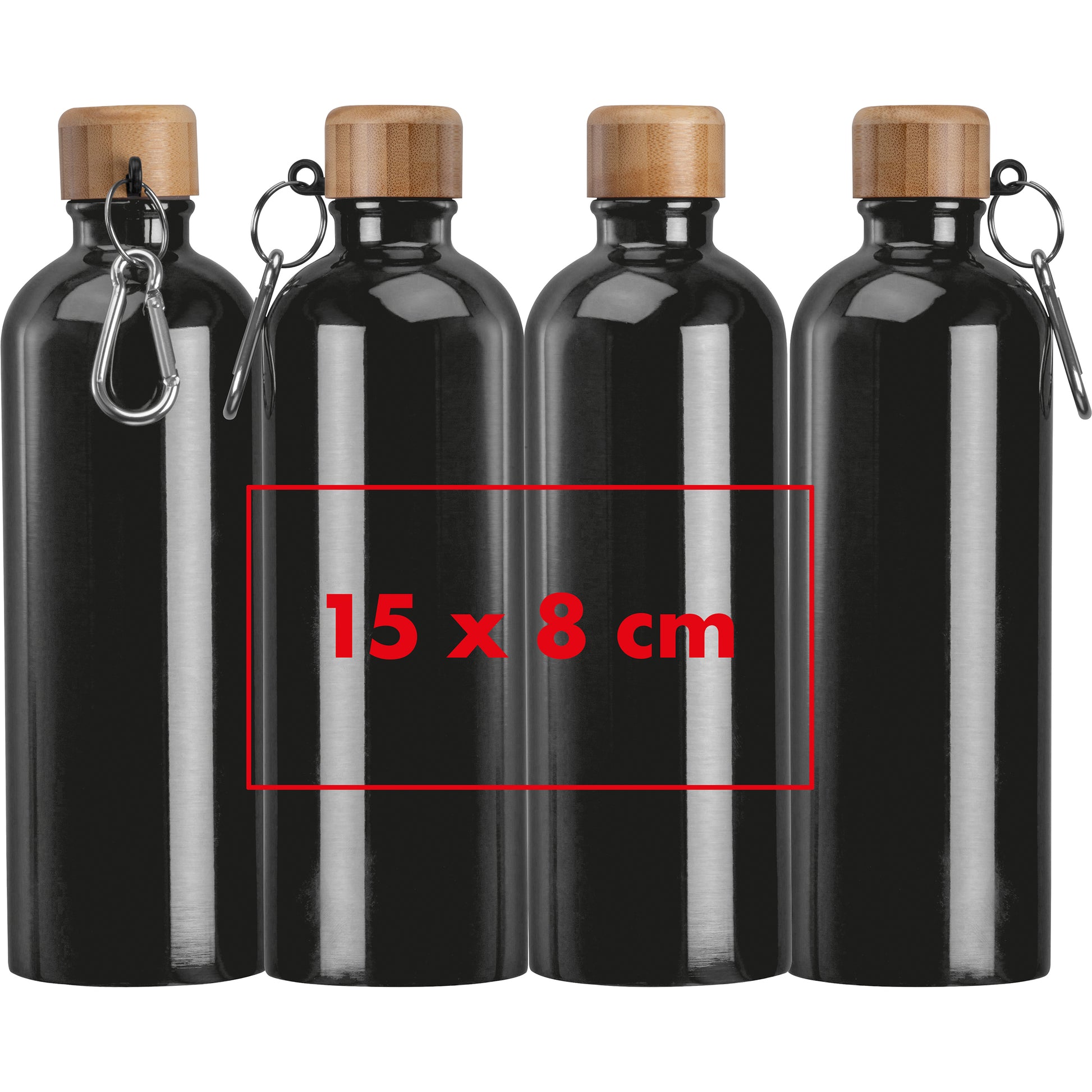 Edelstahltrinkflasche mit Karabiner, 750 ml RUTH