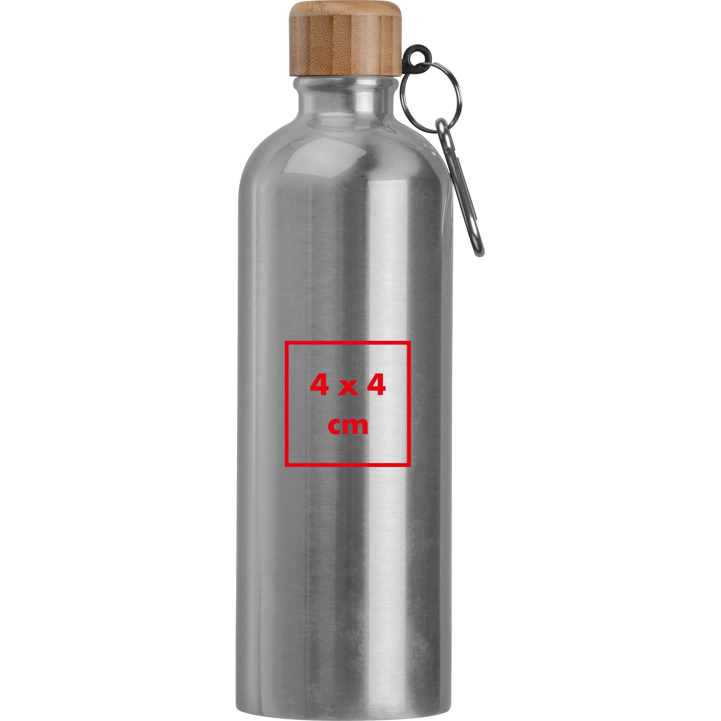 Edelstahltrinkflasche mit Karabiner, 750 ml RUTH