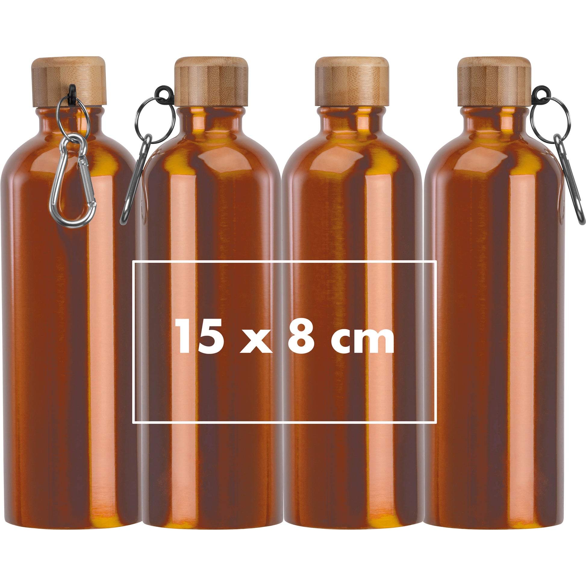 Edelstahltrinkflasche mit Karabiner, 750 ml RUTH