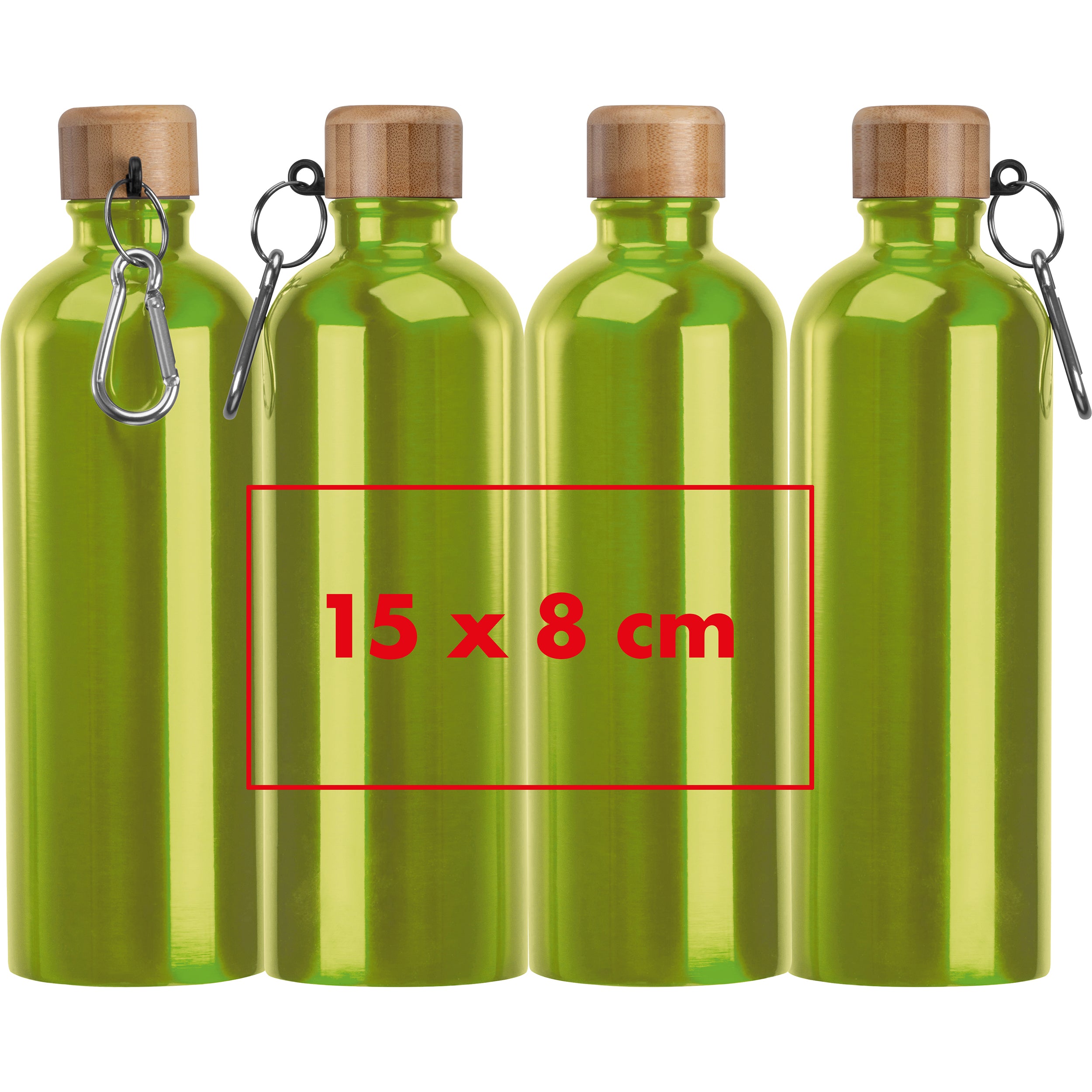 Edelstahltrinkflasche mit Karabiner, 750 ml RUTH