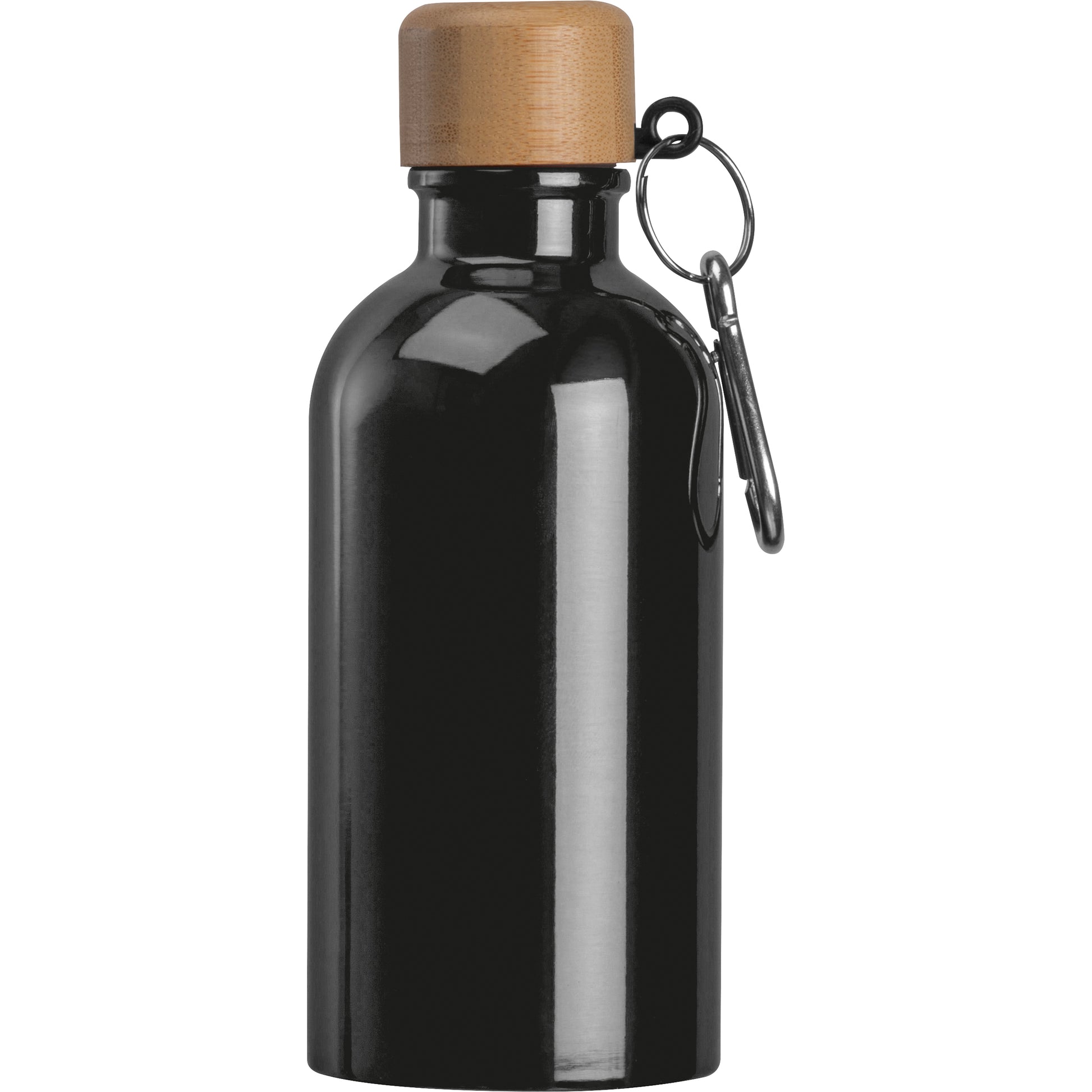 Edelstahltrinkflasche mit Karabiner, 400 ml MARILYN