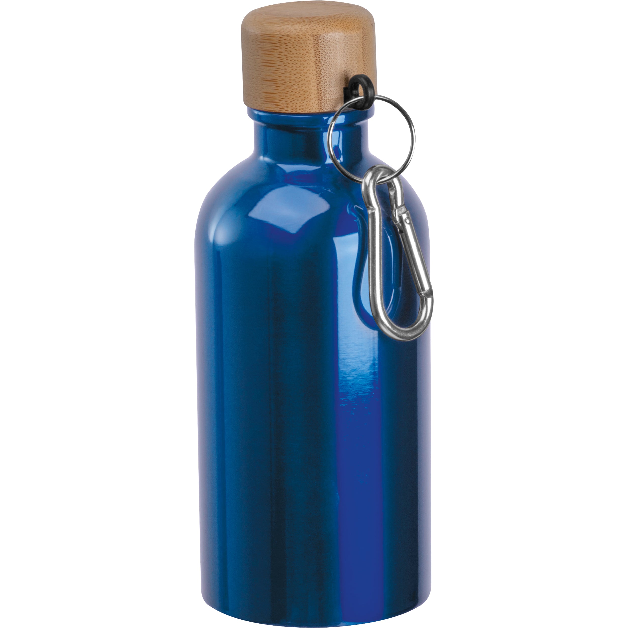 Edelstahltrinkflasche mit Karabiner, 400 ml MARILYN