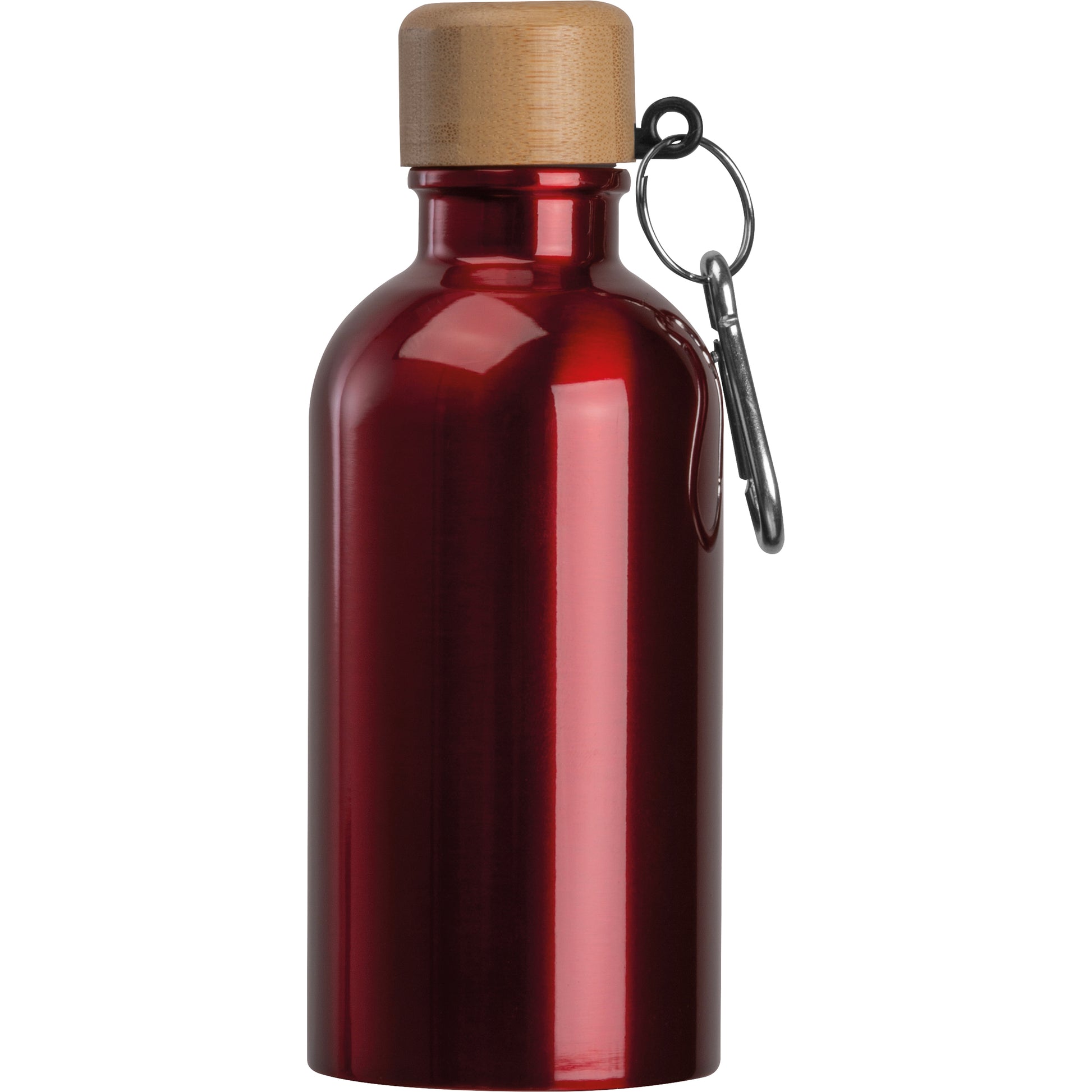 Edelstahltrinkflasche mit Karabiner, 400 ml MARILYN
