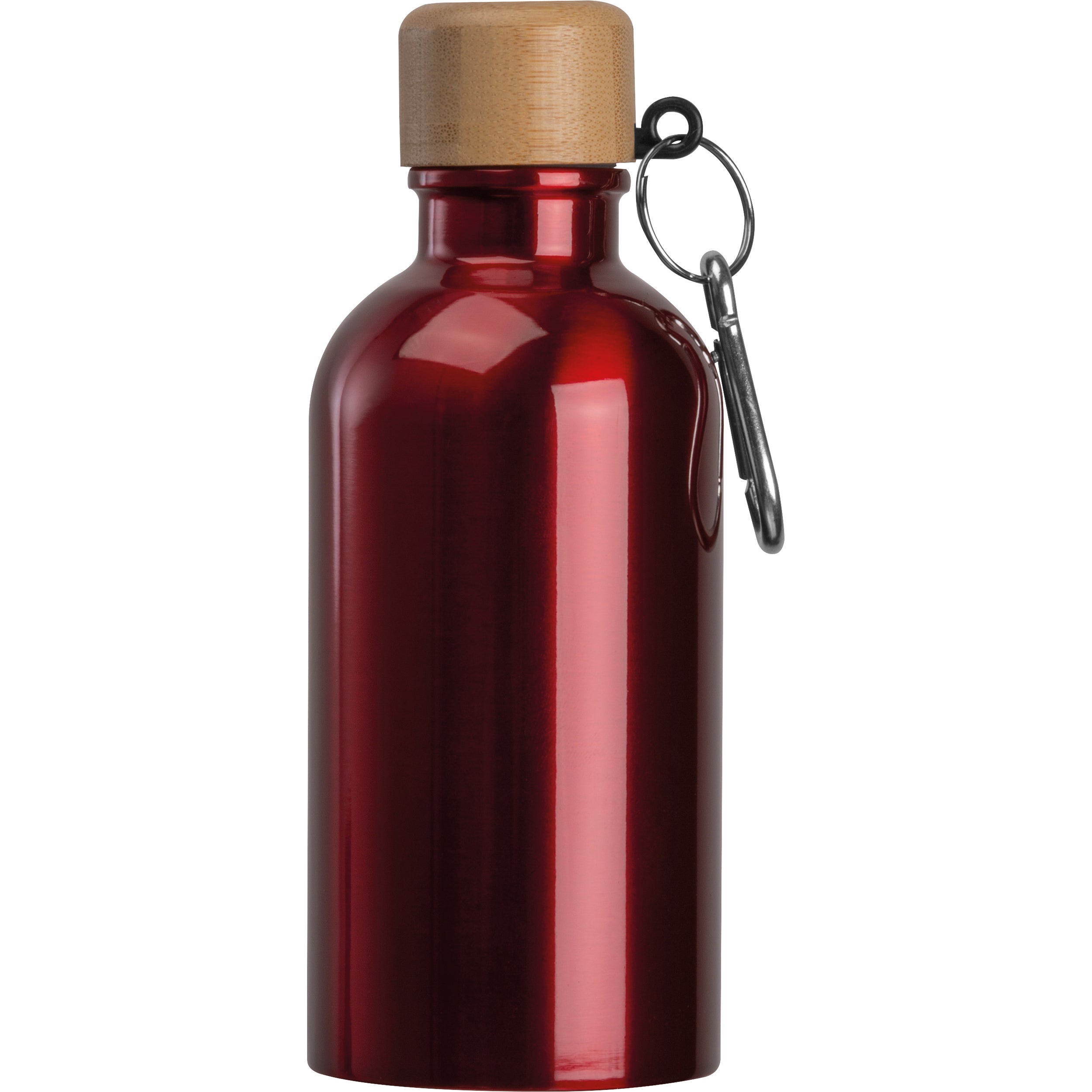 Edelstahltrinkflasche mit Karabiner, 400 ml MARILYN